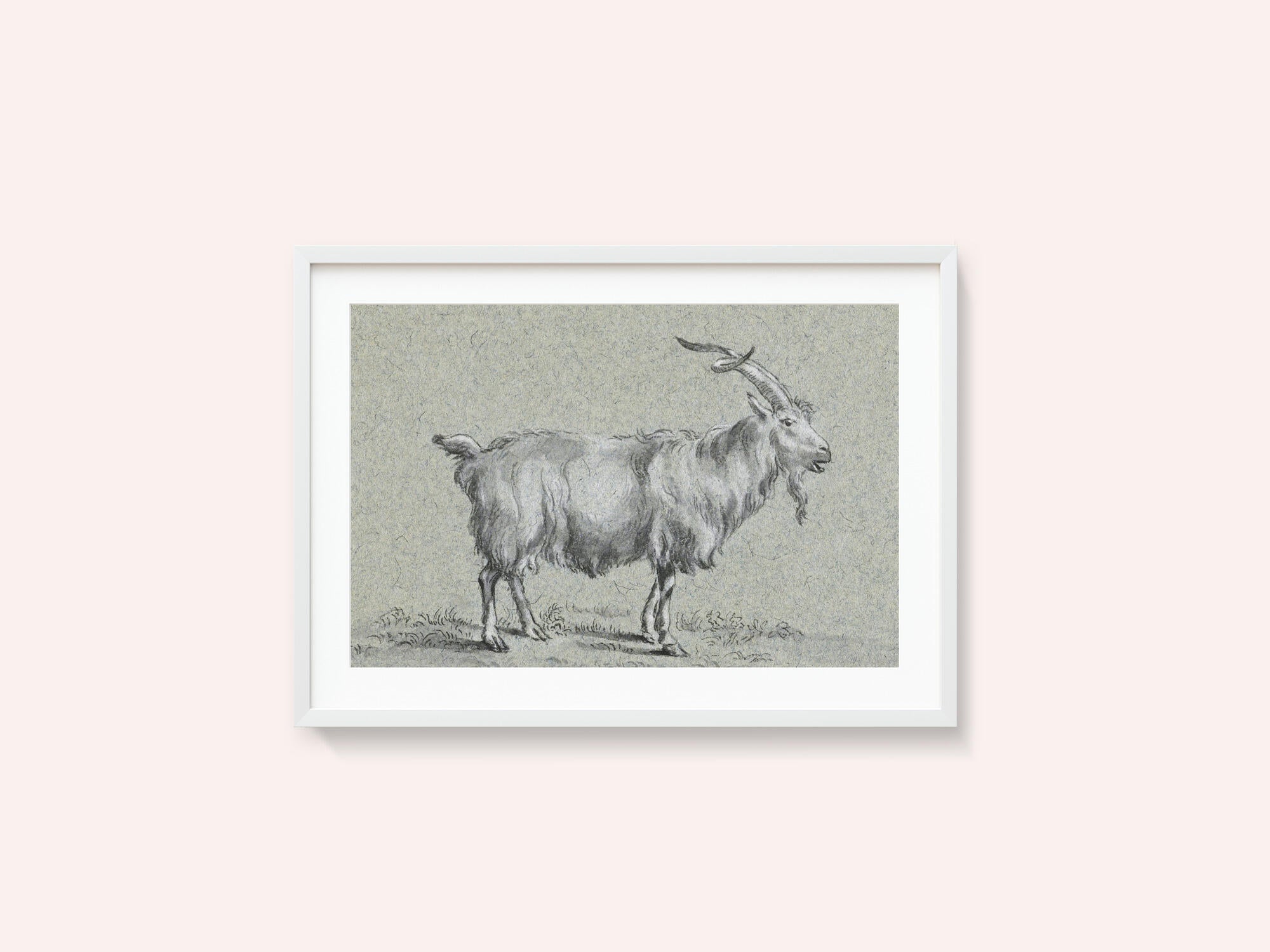 Standing Goat By Jean Bernard