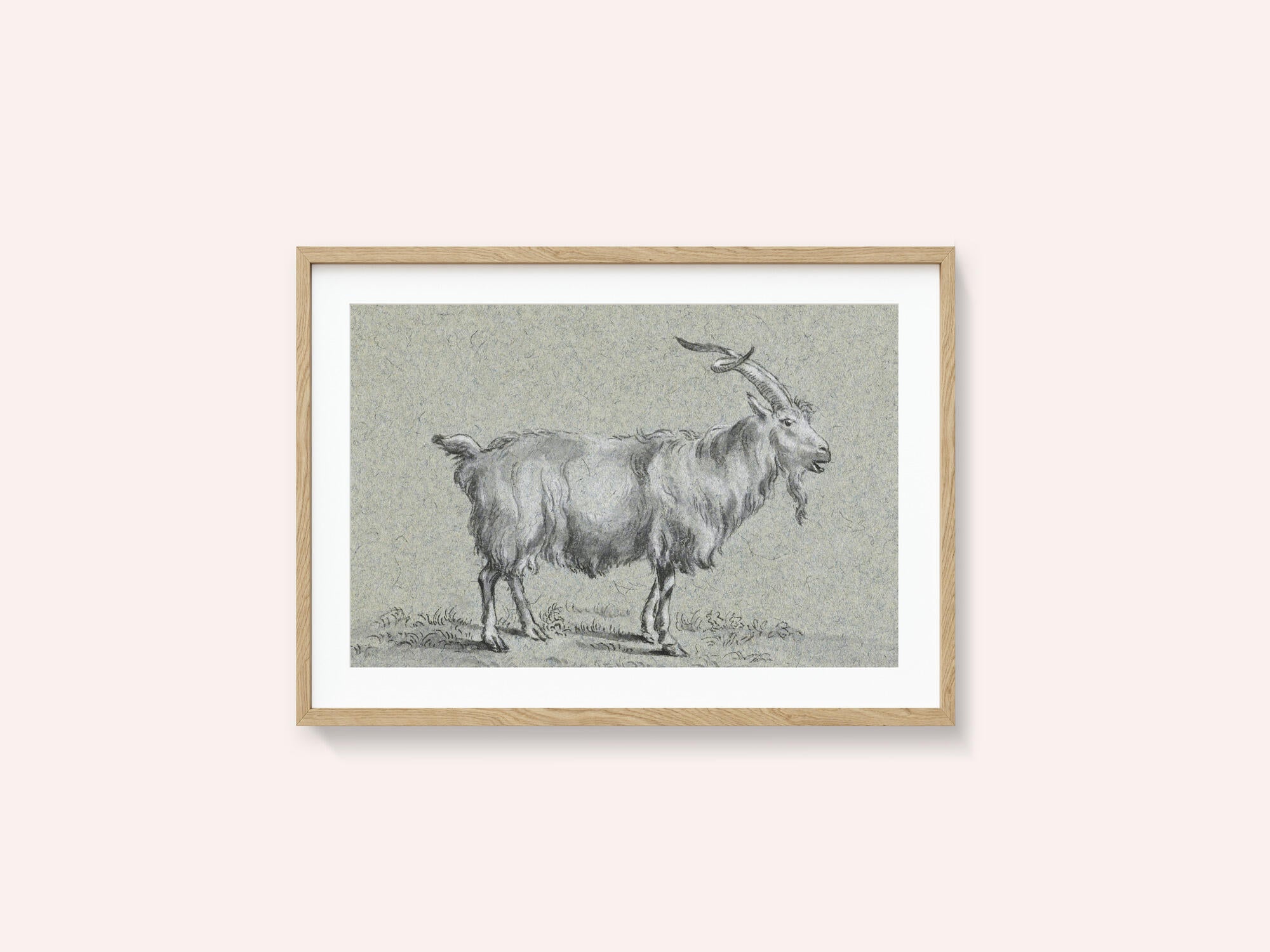 Standing Goat By Jean Bernard