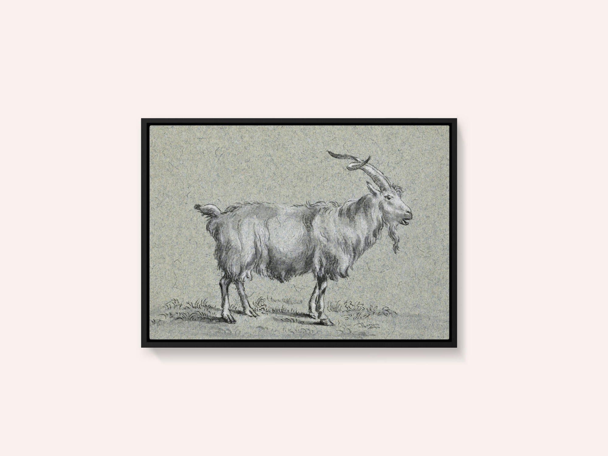 Standing Goat By Jean Bernard