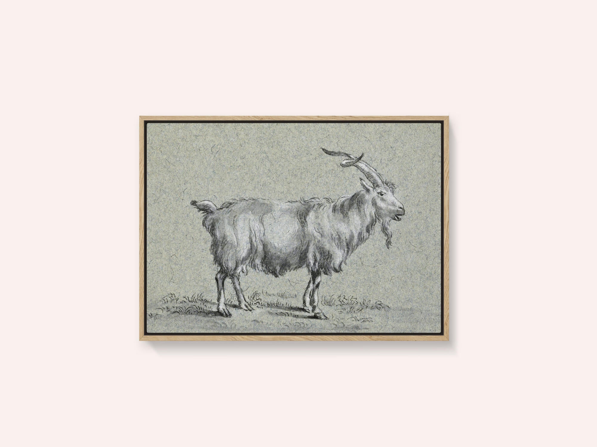 Standing Goat By Jean Bernard