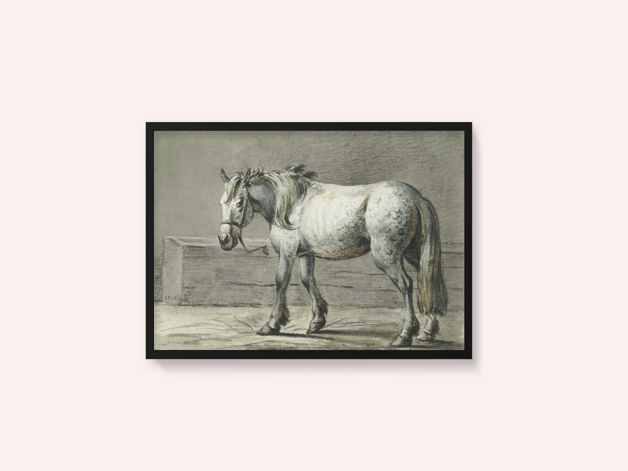 Standing Horse (1810   1816) By Jean Bernard