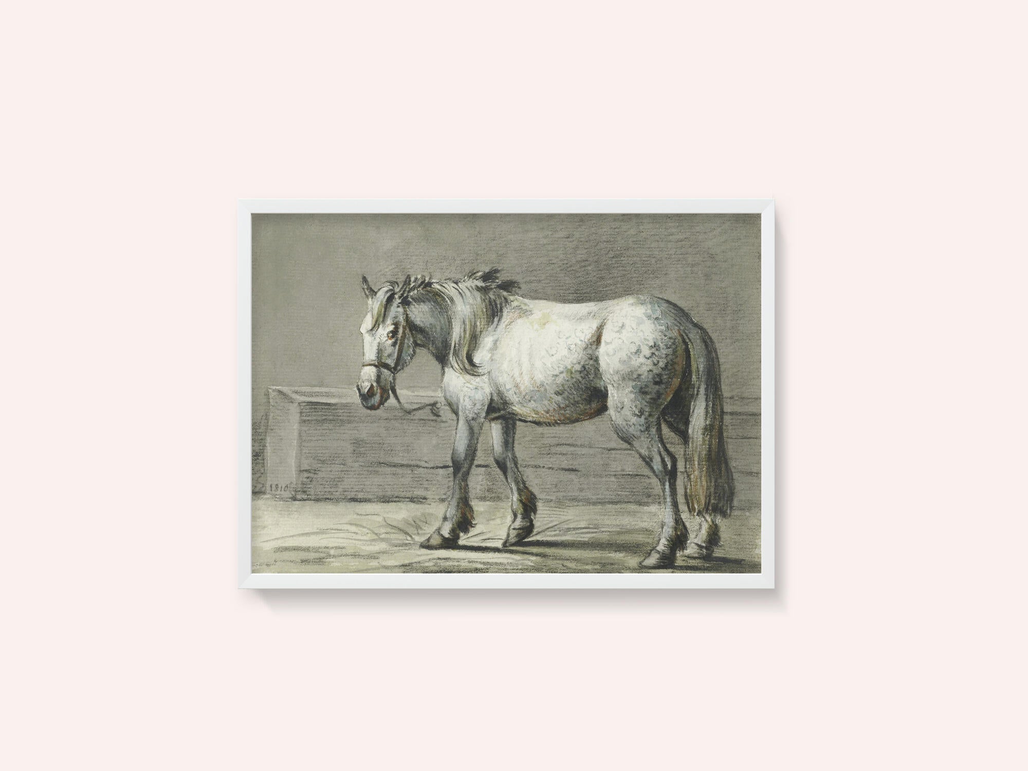 Standing Horse (1810   1816) By Jean Bernard