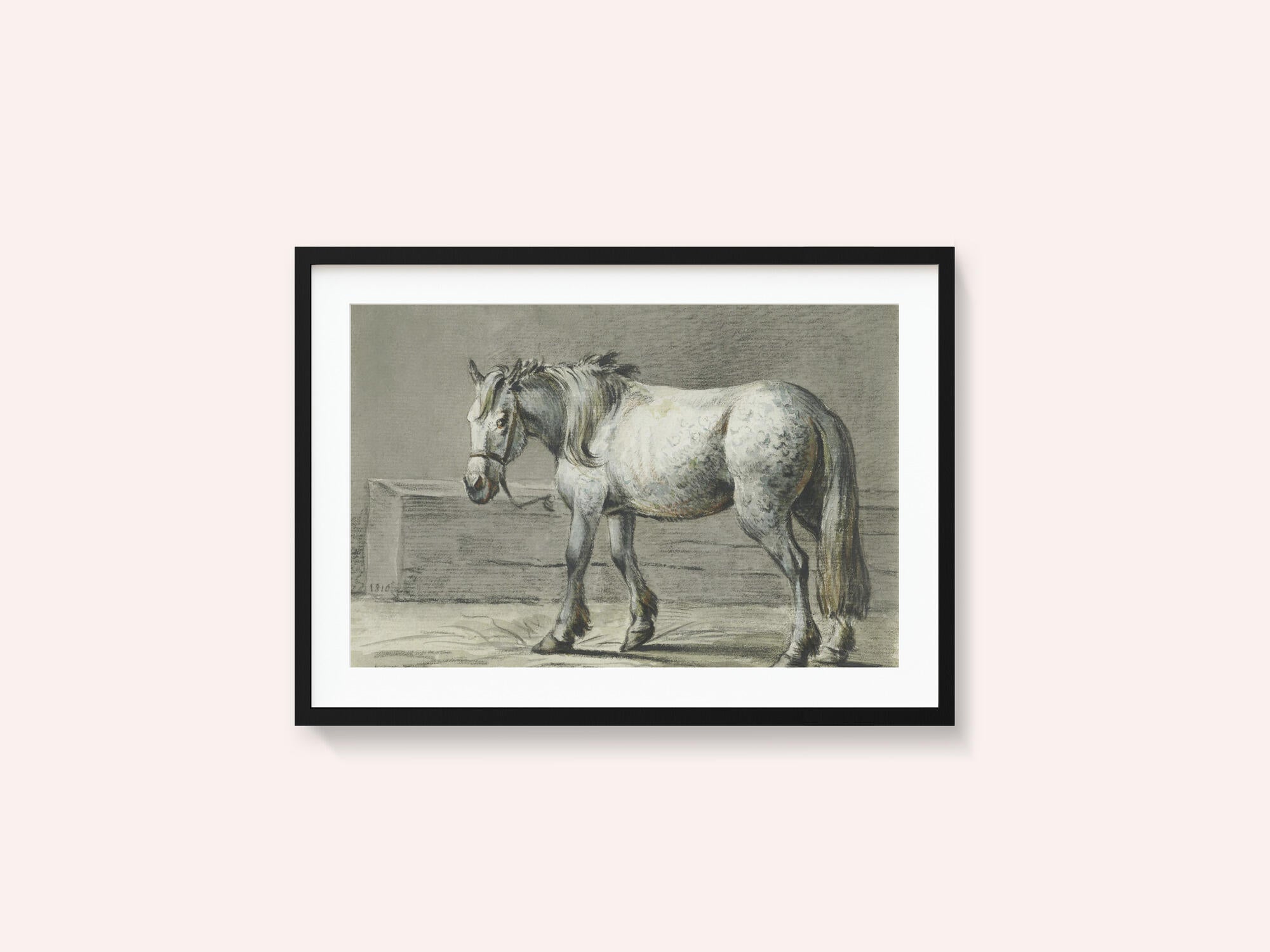 Standing Horse (1810   1816) By Jean Bernard