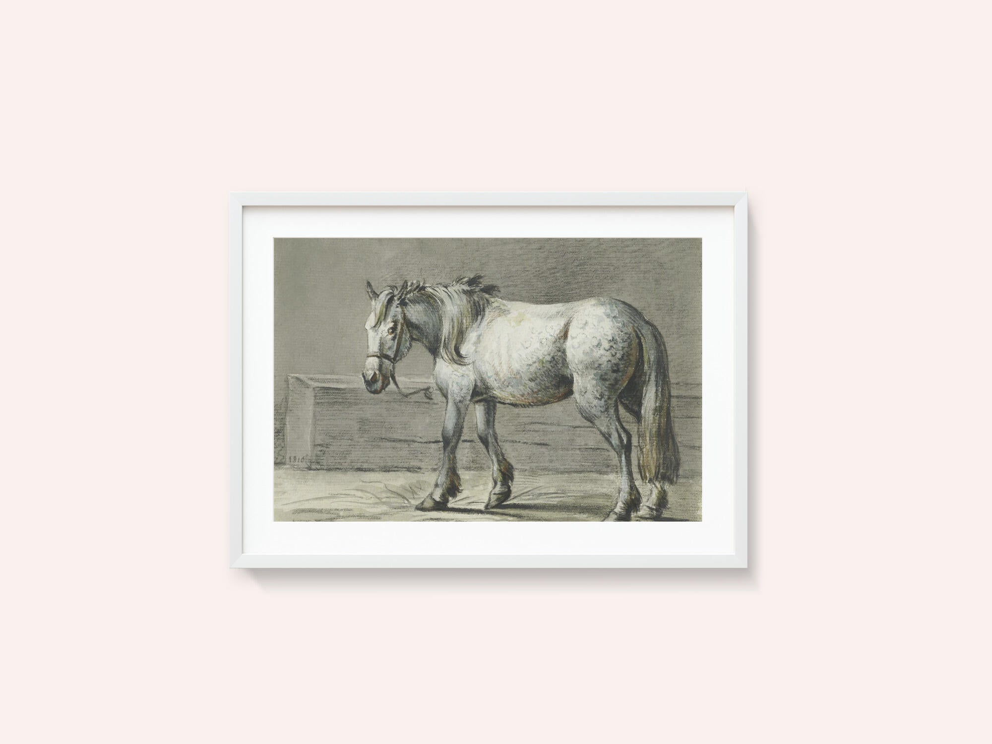 Standing Horse (1810   1816) By Jean Bernard