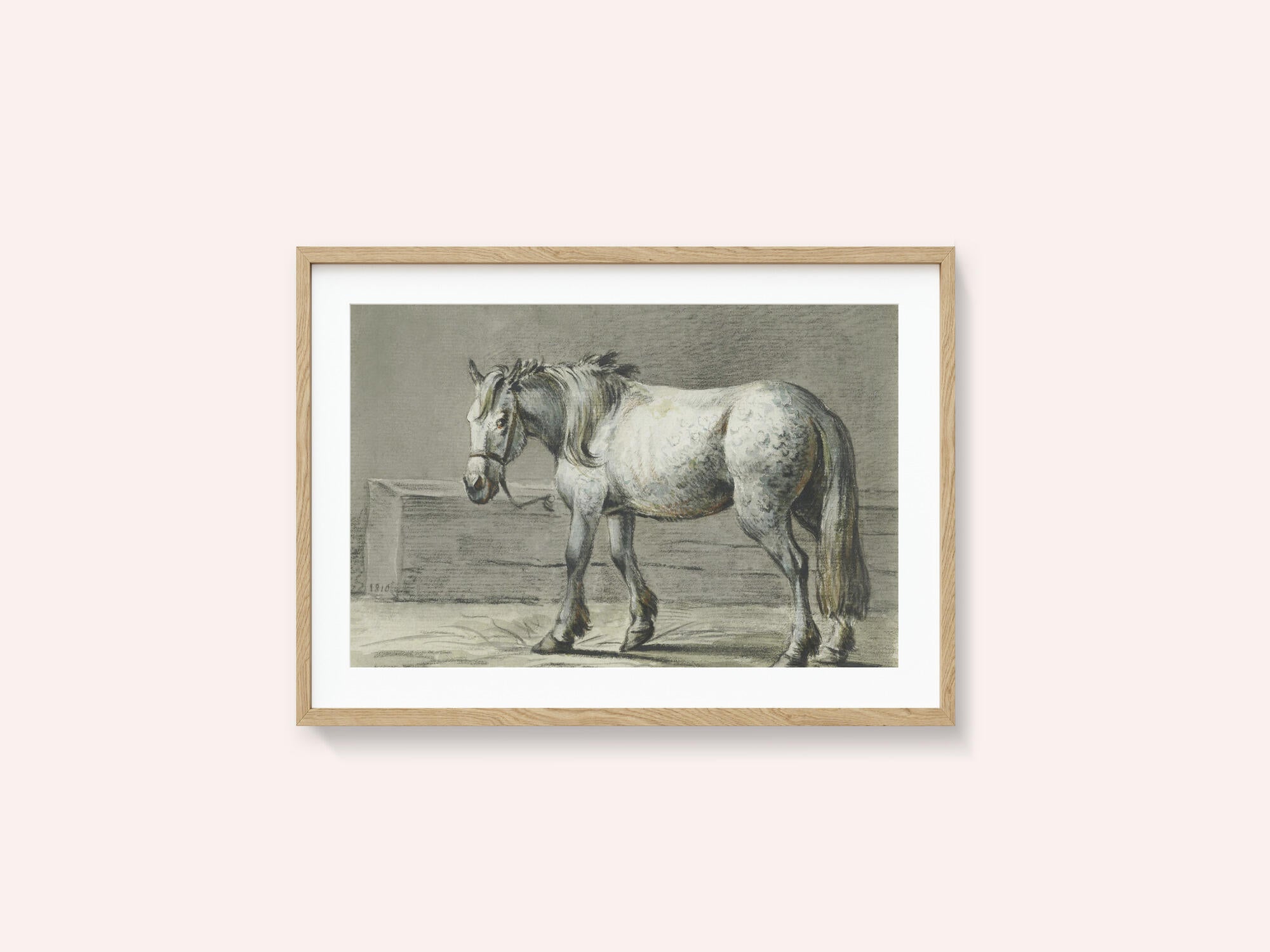 Standing Horse (1810   1816) By Jean Bernard