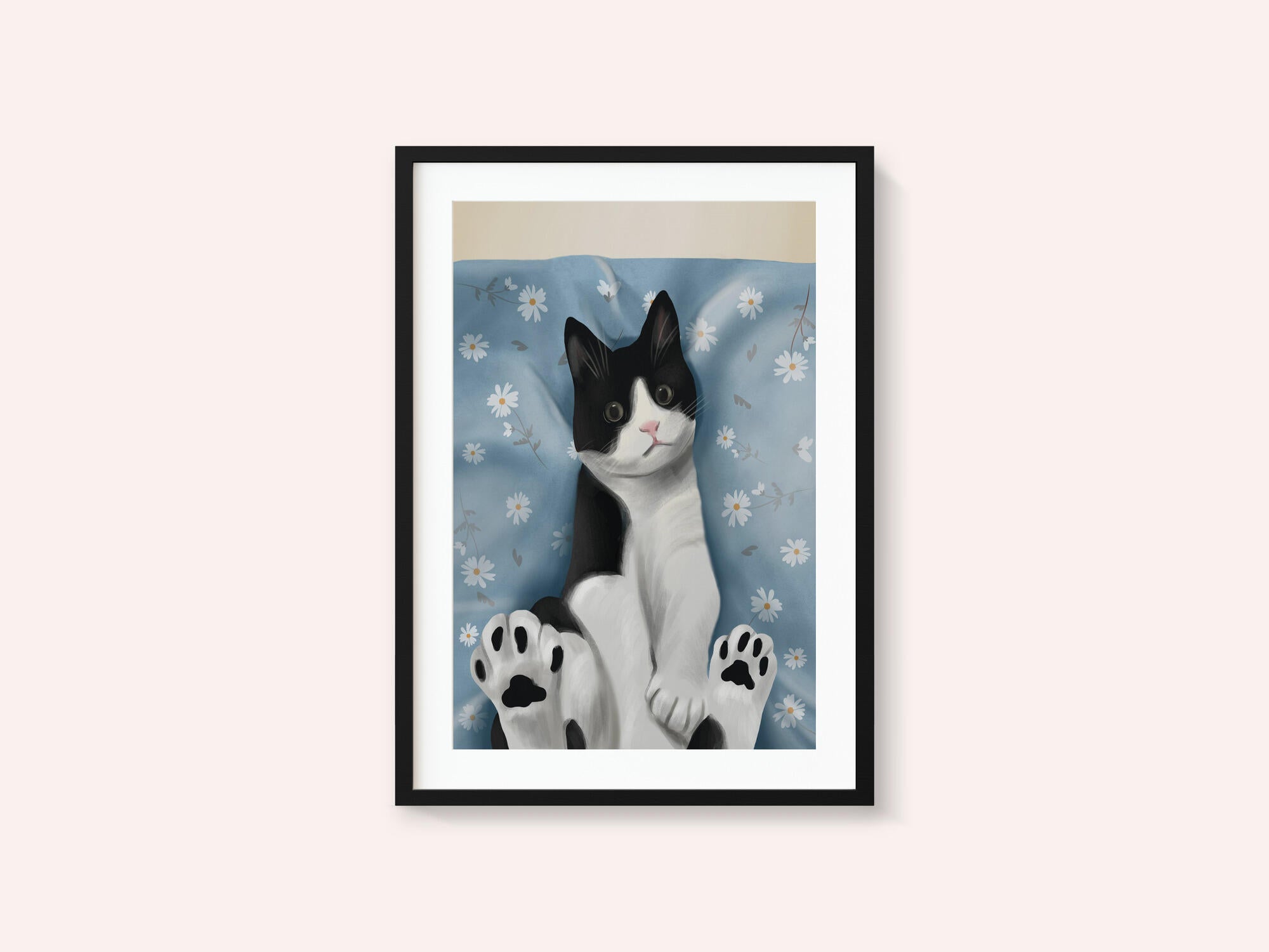 Cute Tuxedo Cat