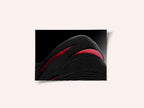 Sleek Red Architectural Curves