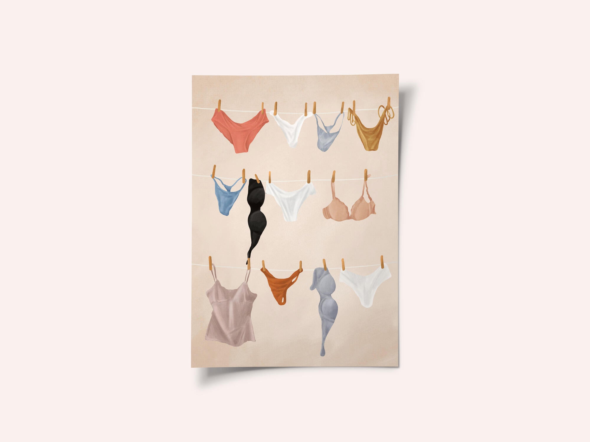 Lingerie On The Line