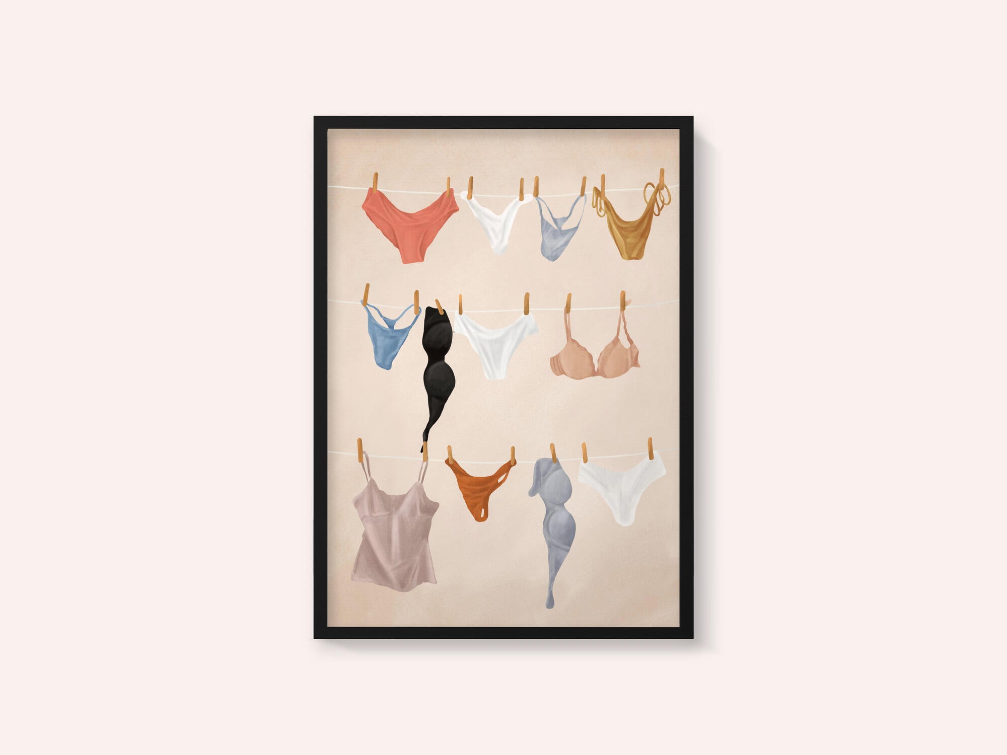 Lingerie On The Line
