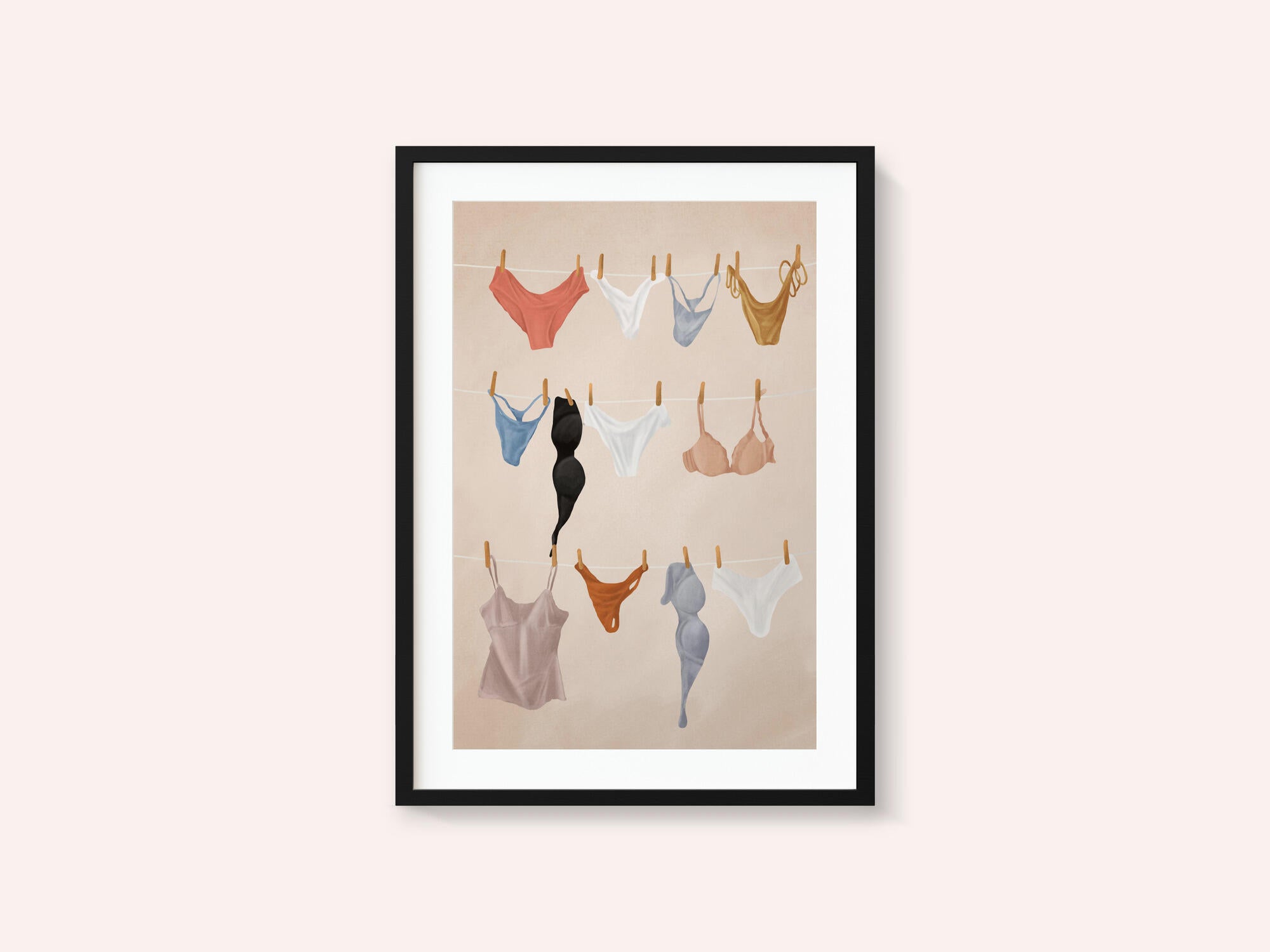 Lingerie On The Line