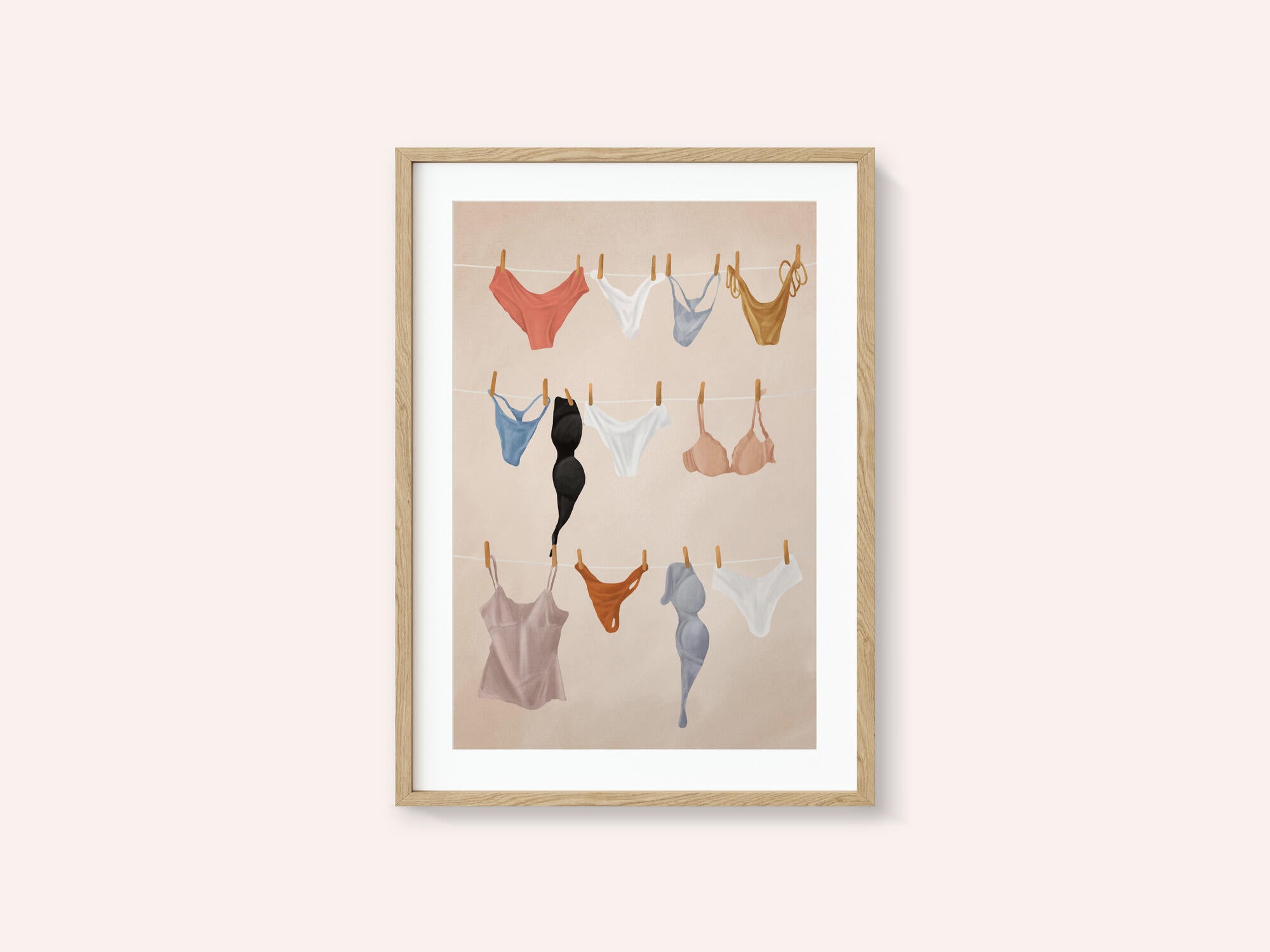 Lingerie On The Line