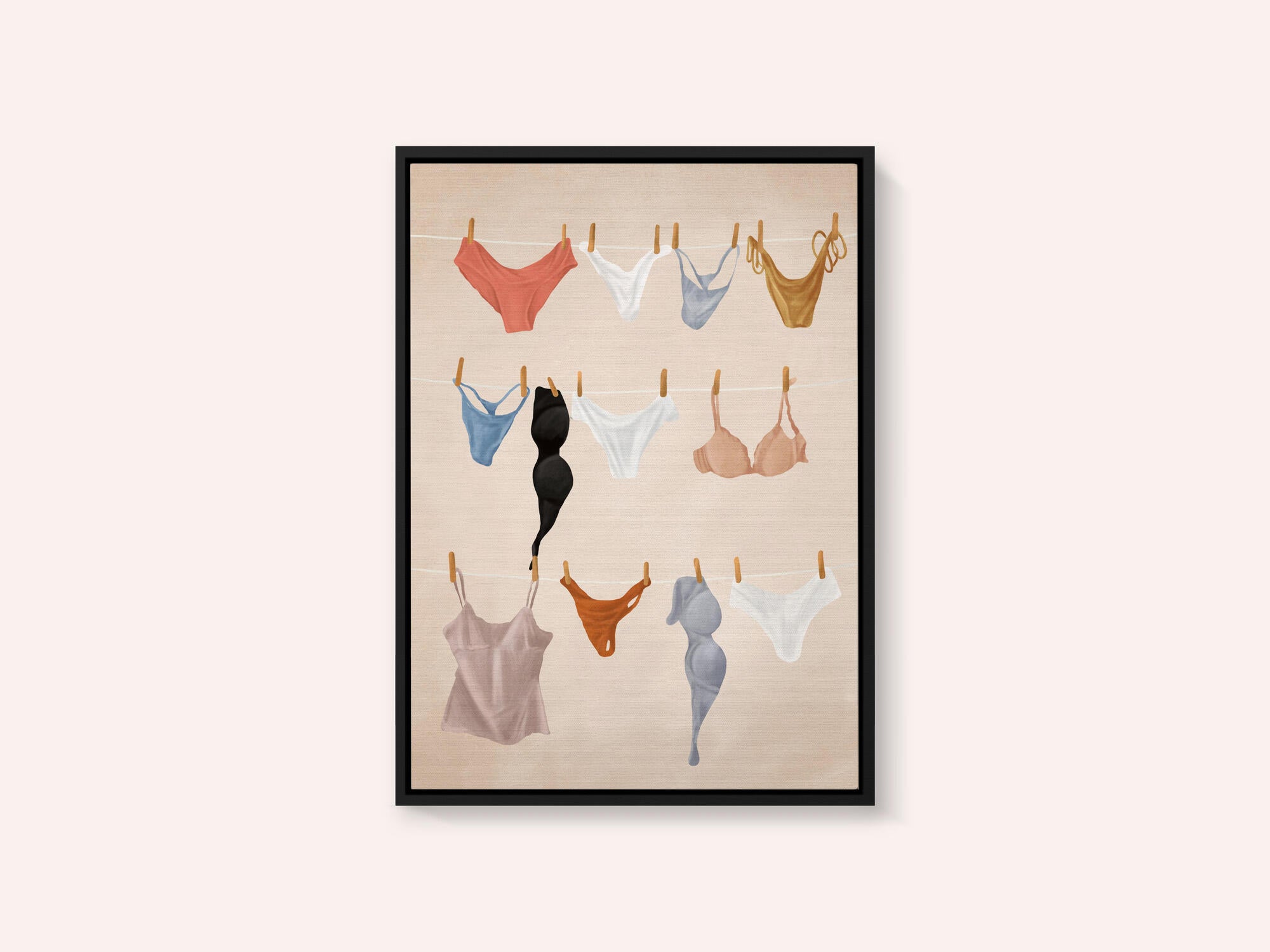 Lingerie On The Line