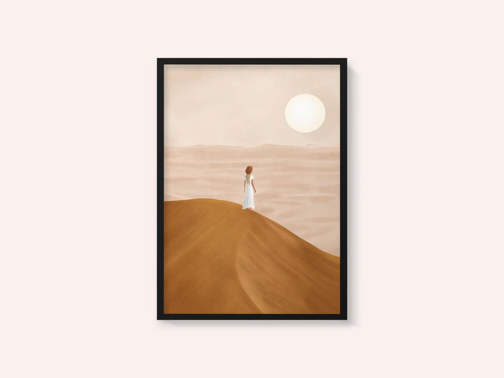 Solitary Desert Journey