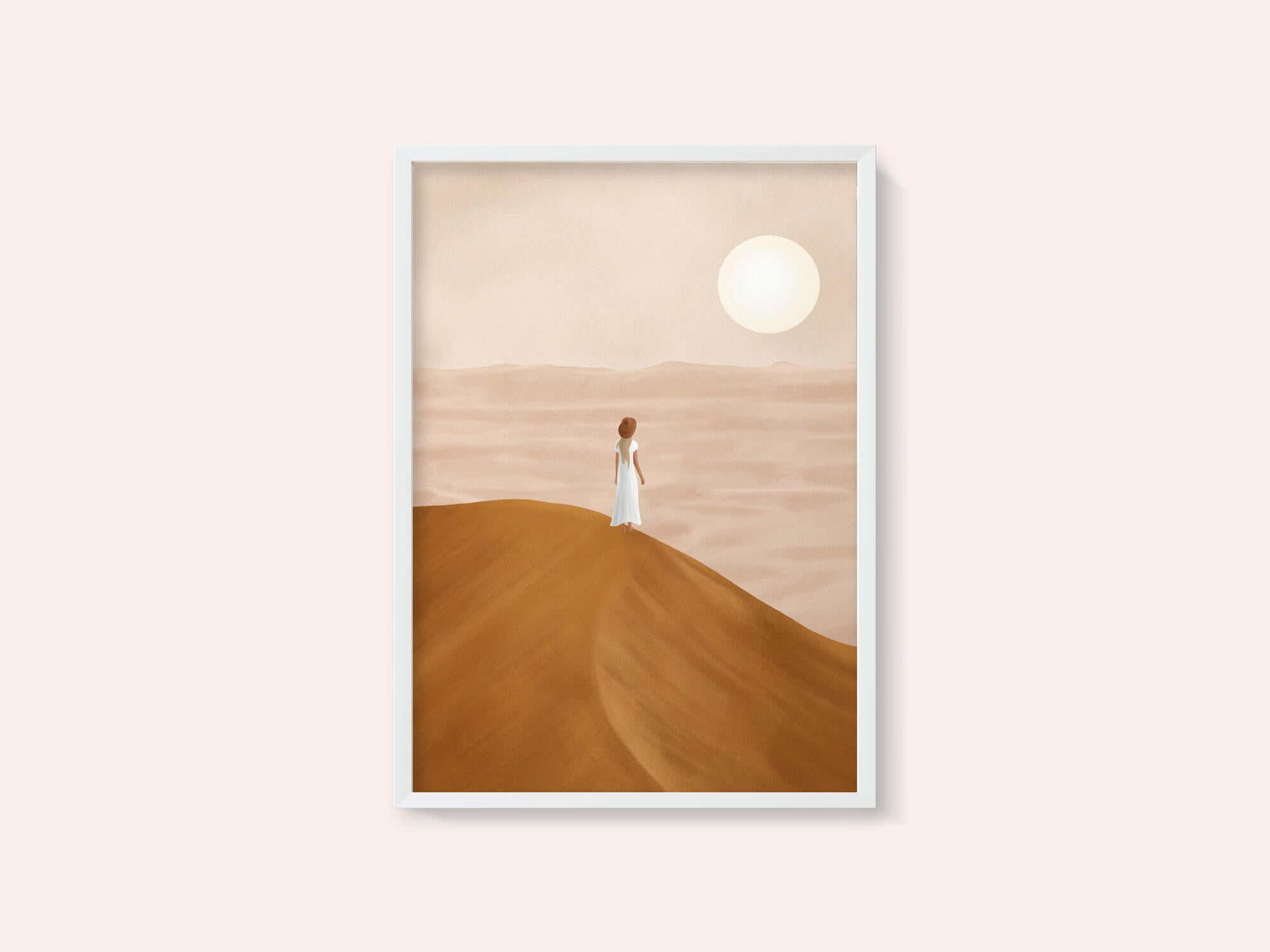 Solitary Desert Journey