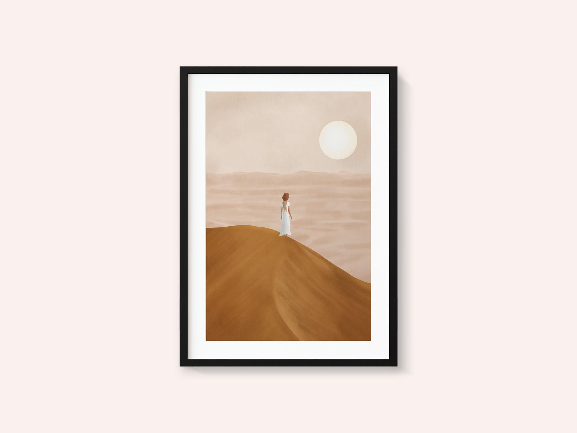 Solitary Desert Journey