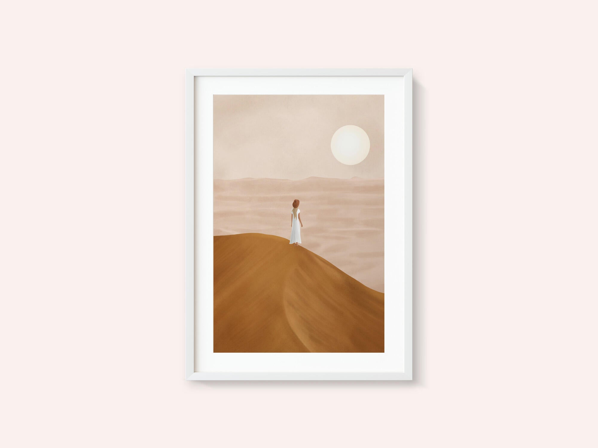 Solitary Desert Journey
