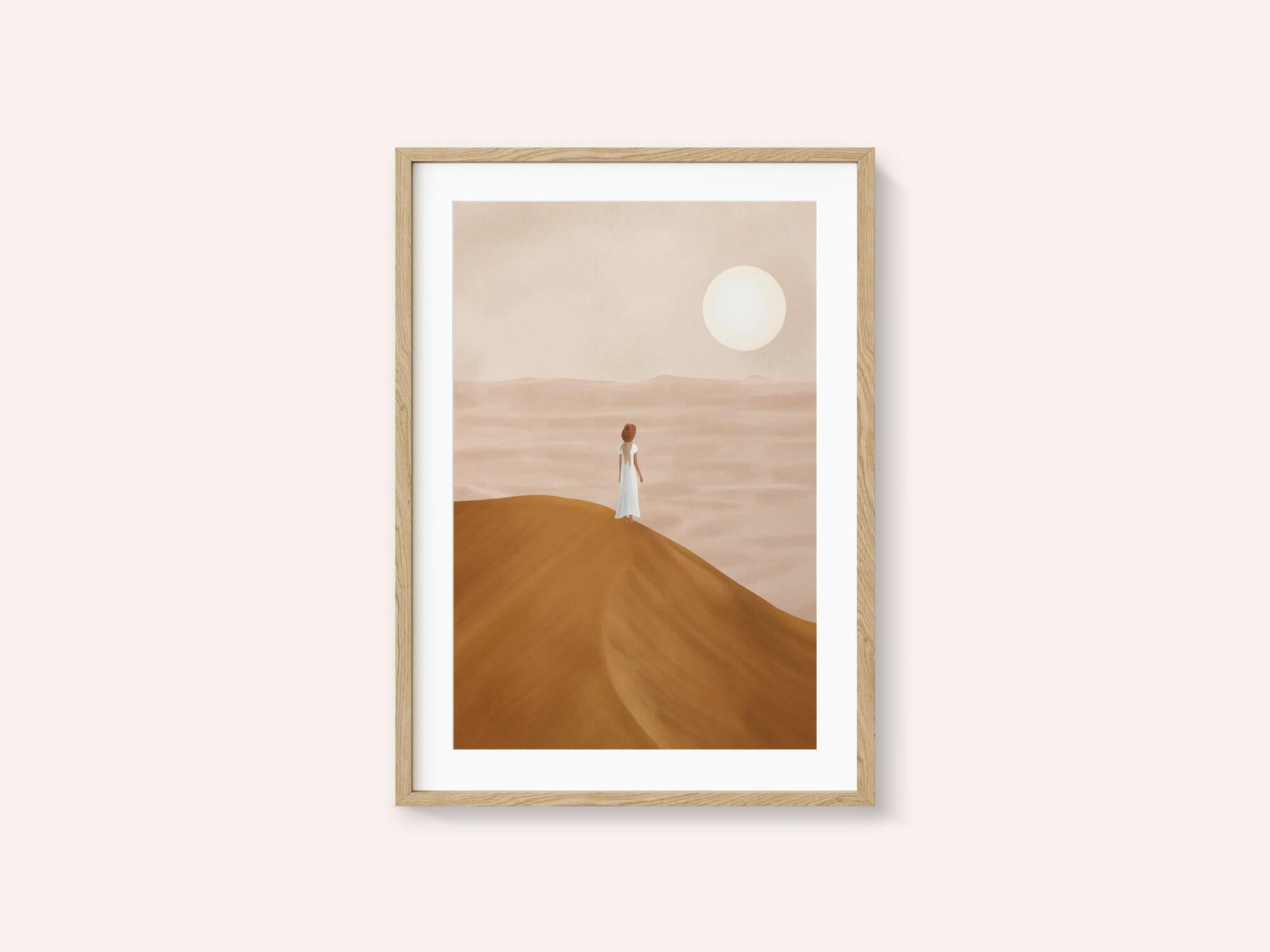 Solitary Desert Journey