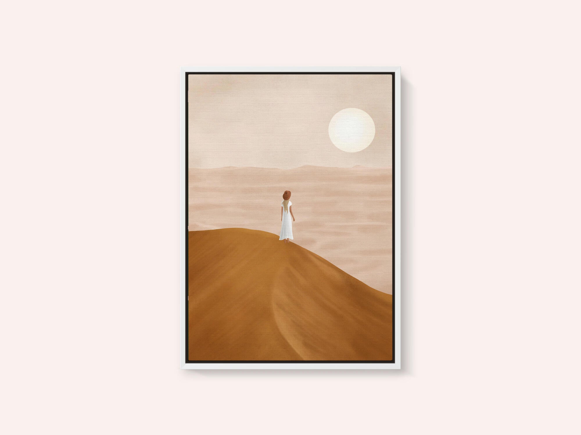 Solitary Desert Journey