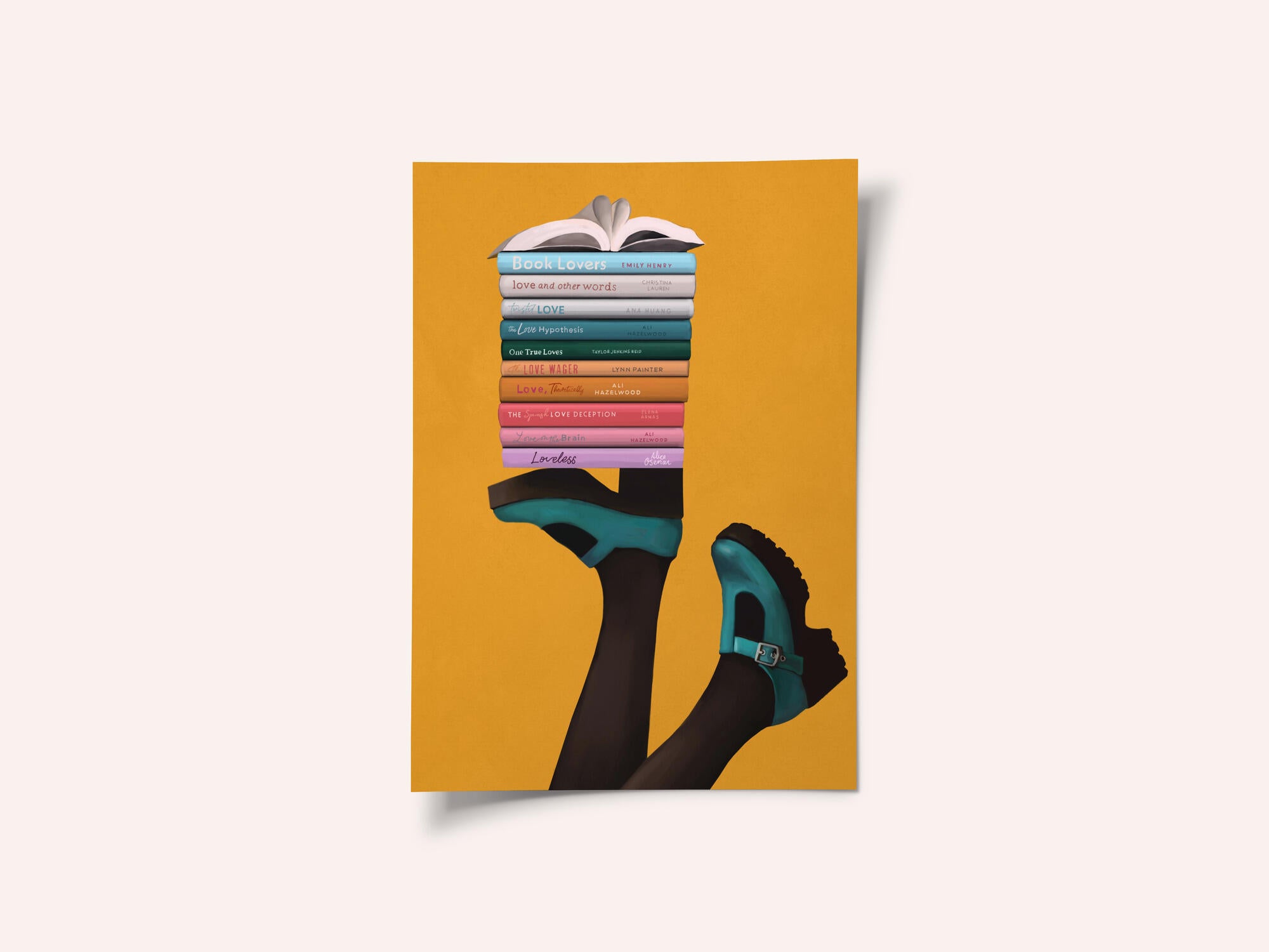 Whimsical Book Lover Feet