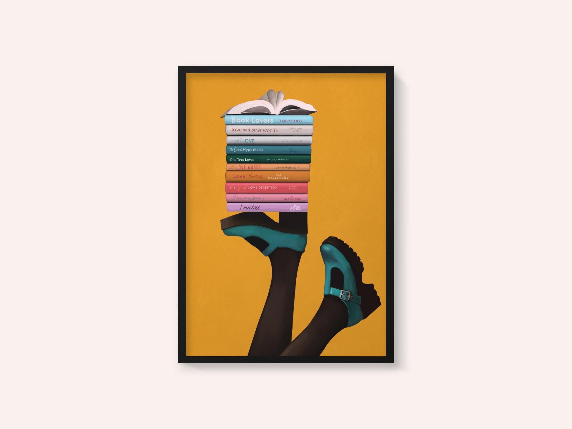 Whimsical Book Lover Feet