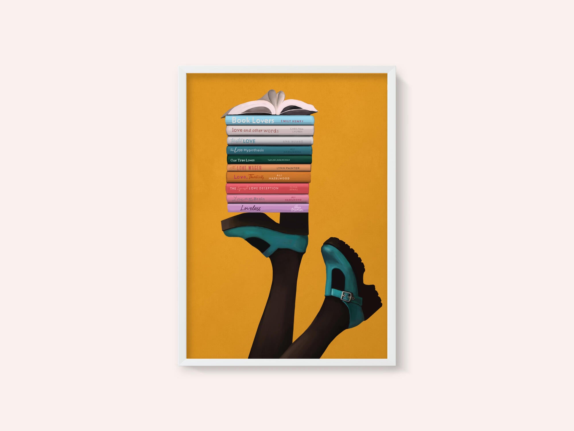 Whimsical Book Lover Feet