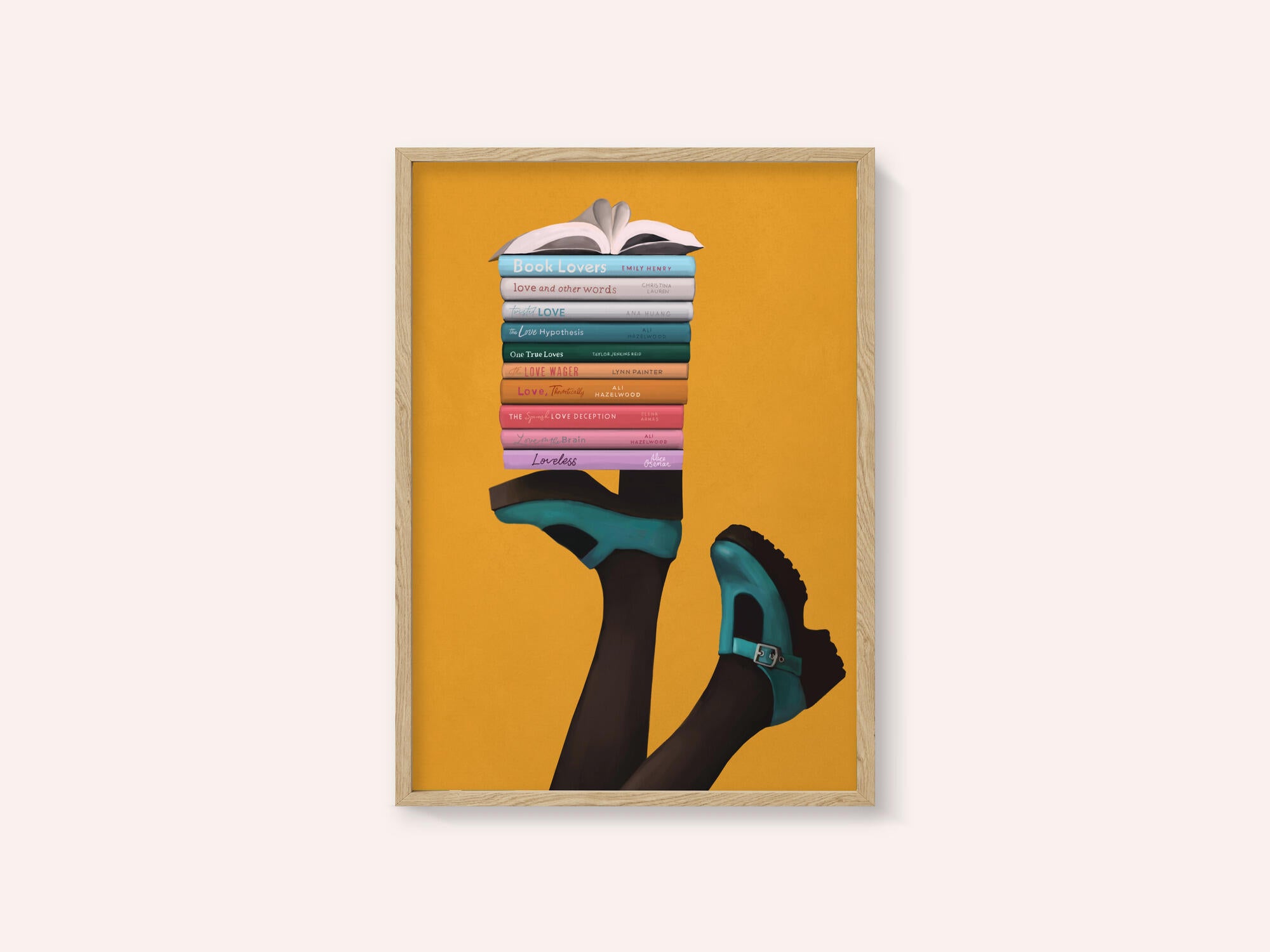 Whimsical Book Lover Feet