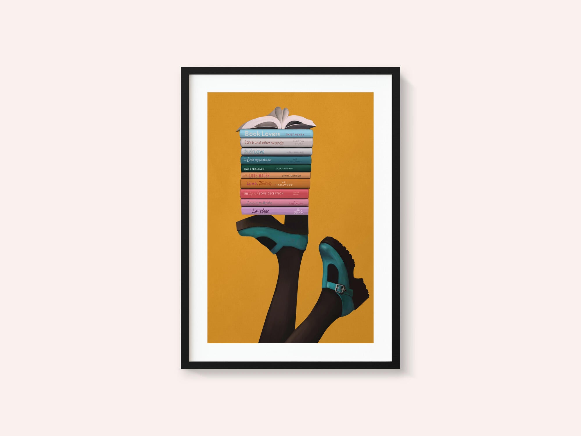 Whimsical Book Lover Feet