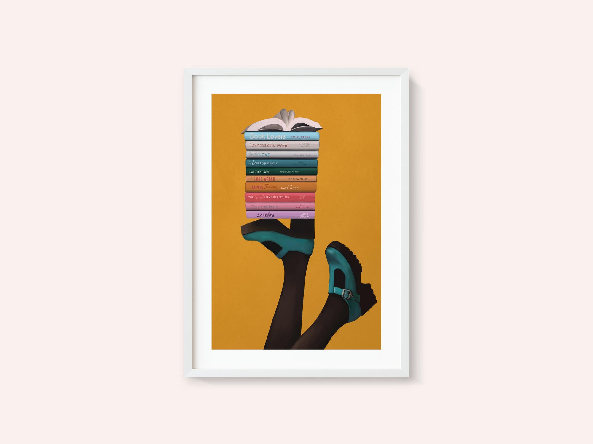 Whimsical Book Lover Feet