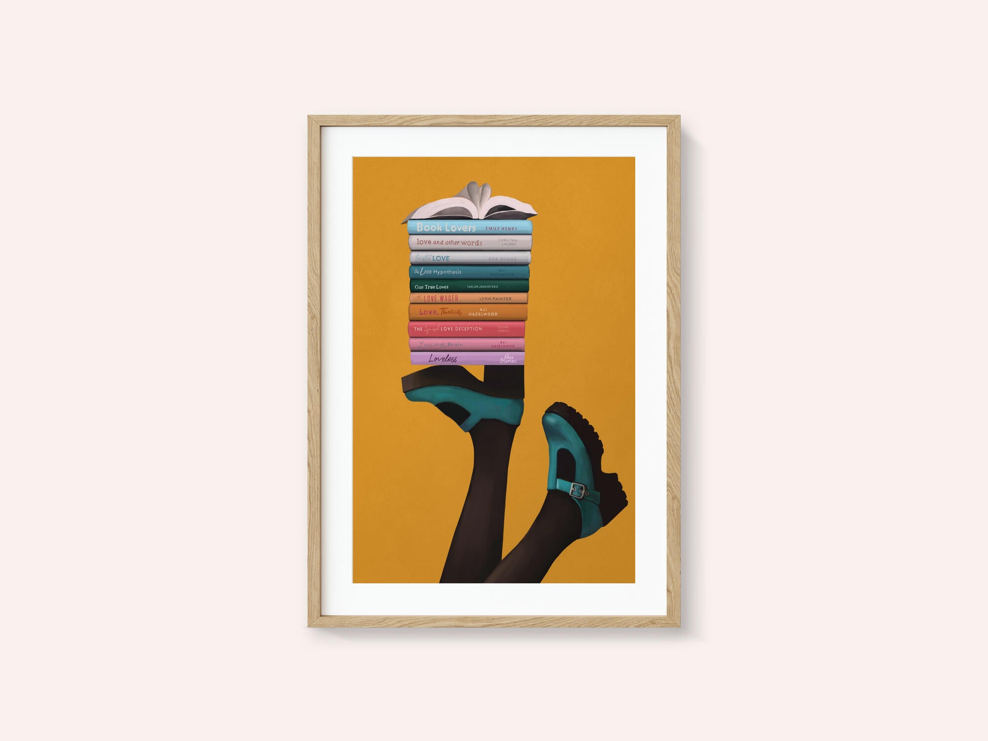 Whimsical Book Lover Feet