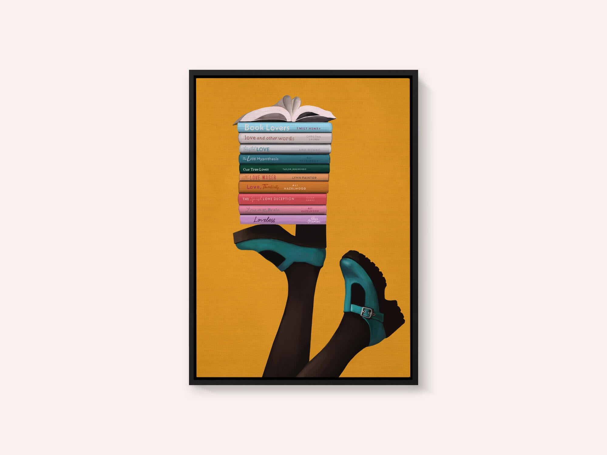 Whimsical Book Lover Feet