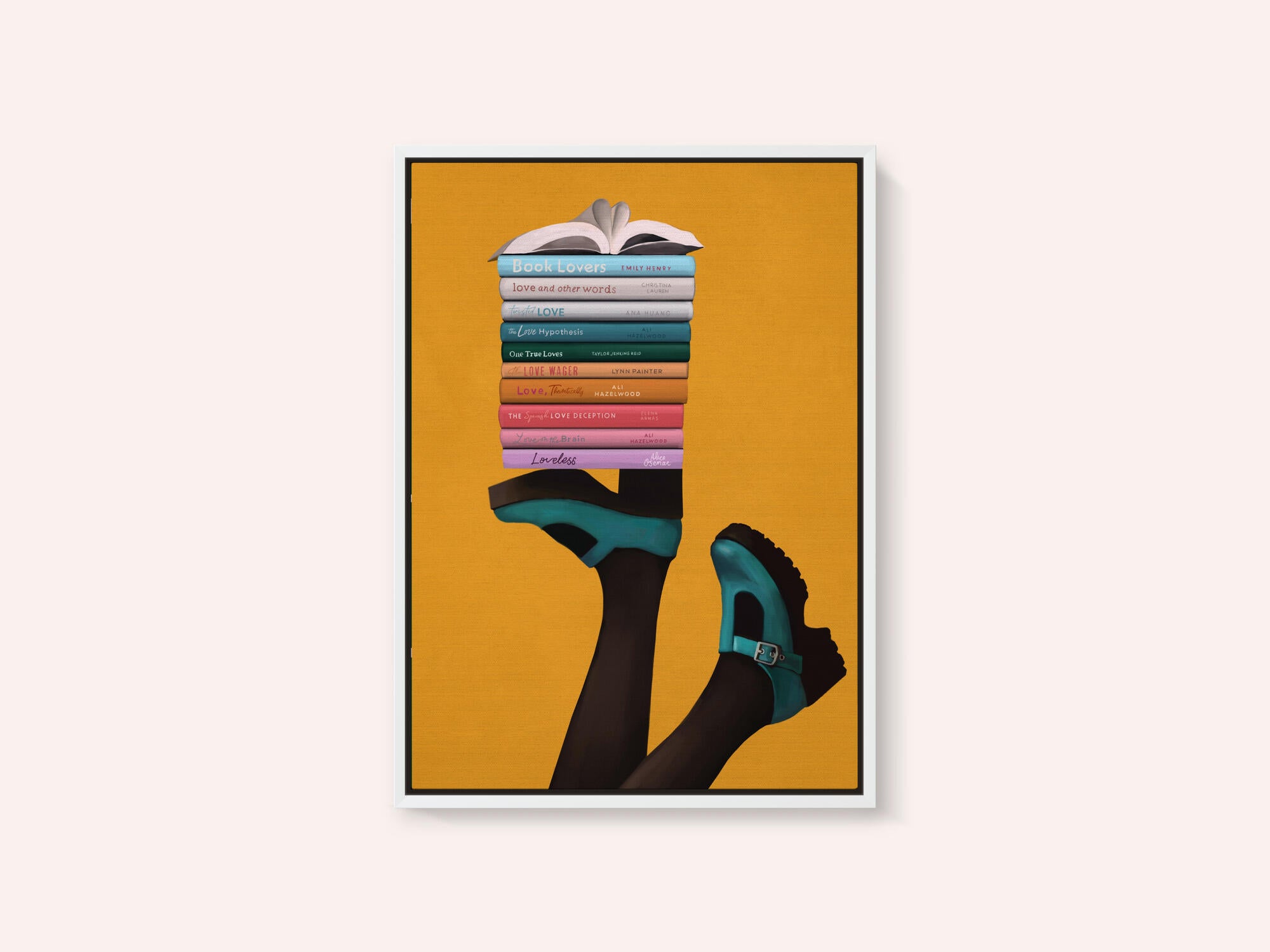 Whimsical Book Lover Feet