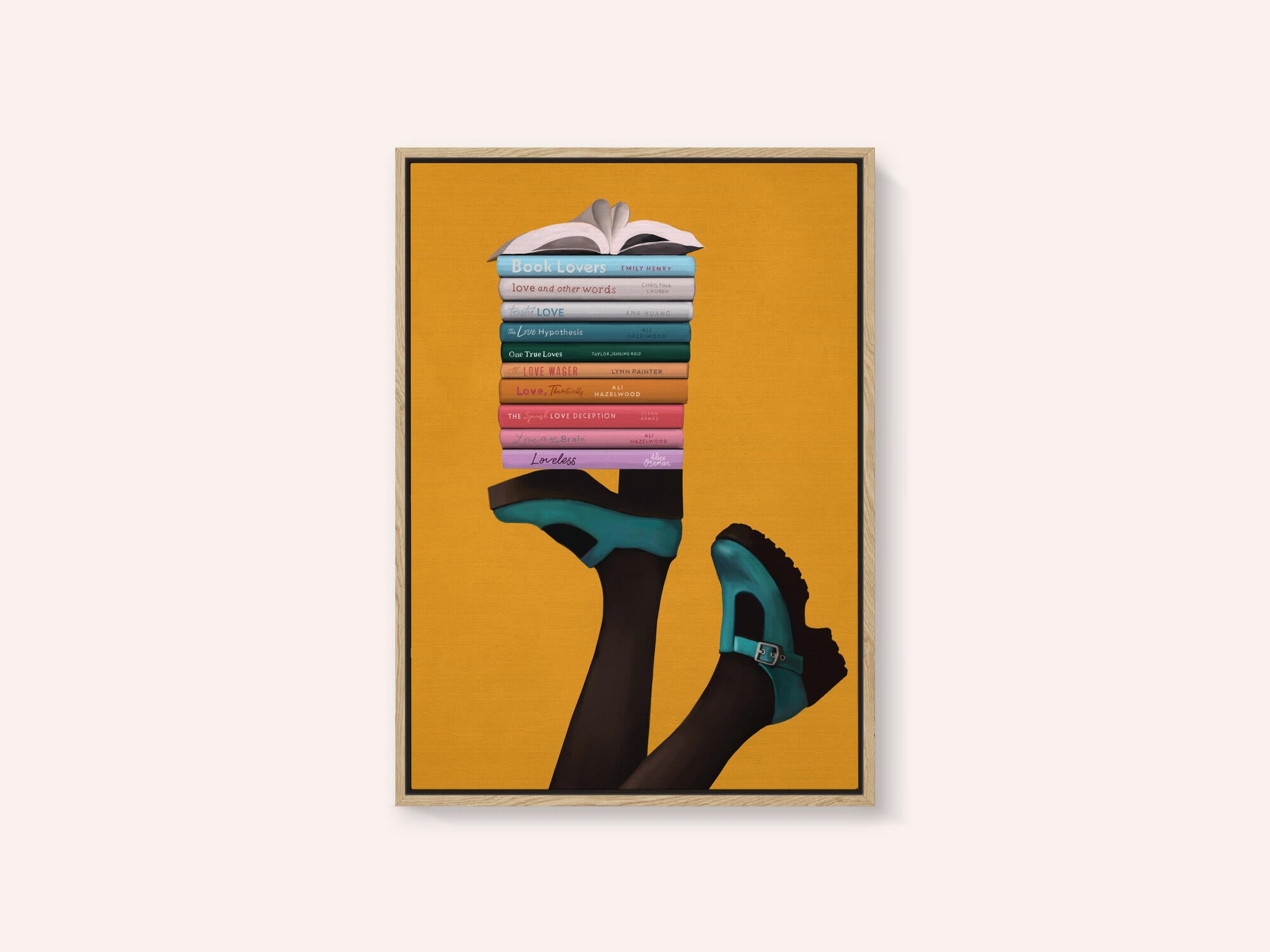 Whimsical Book Lover Feet