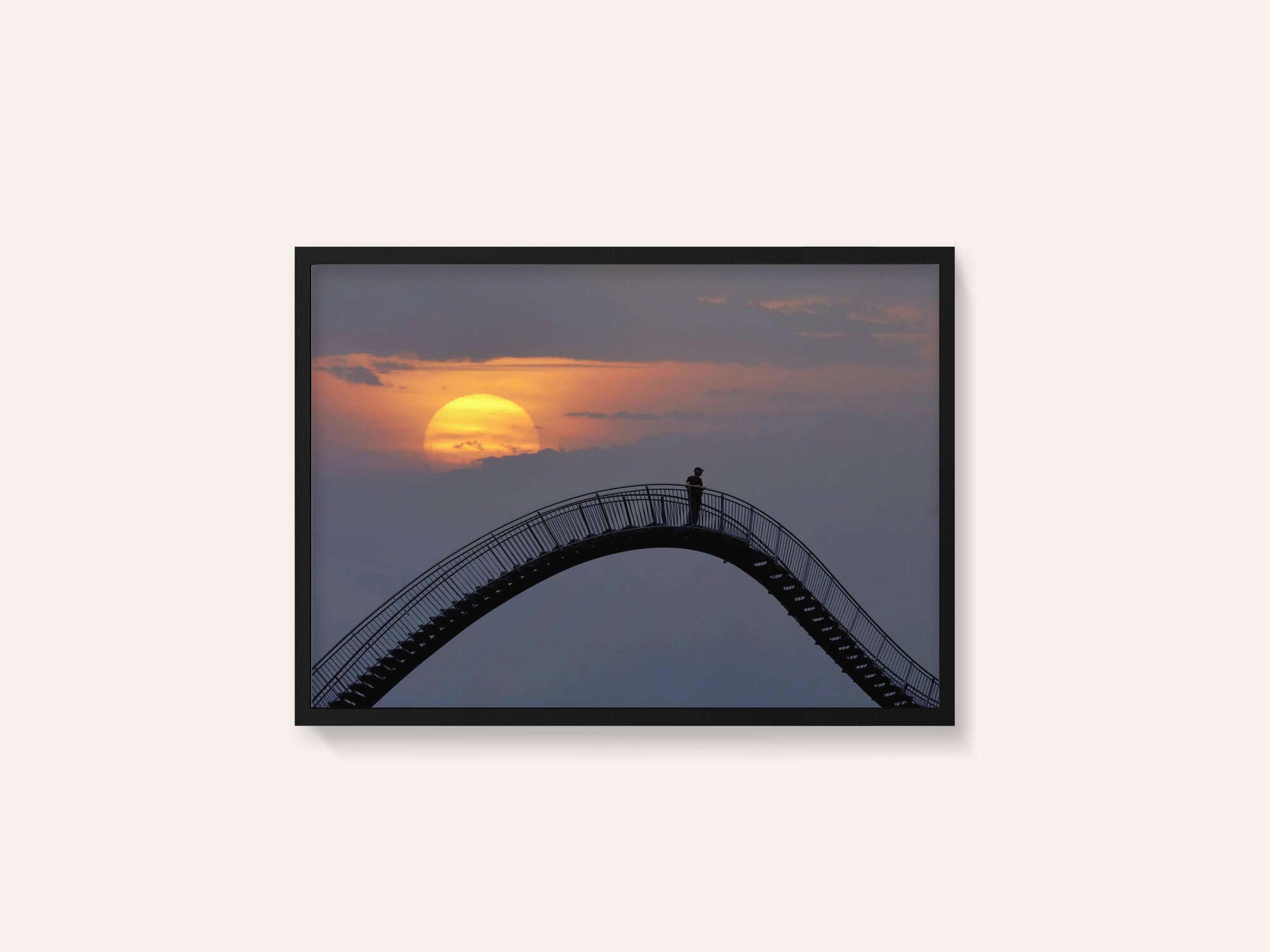 Twilight Bridge Silhouette