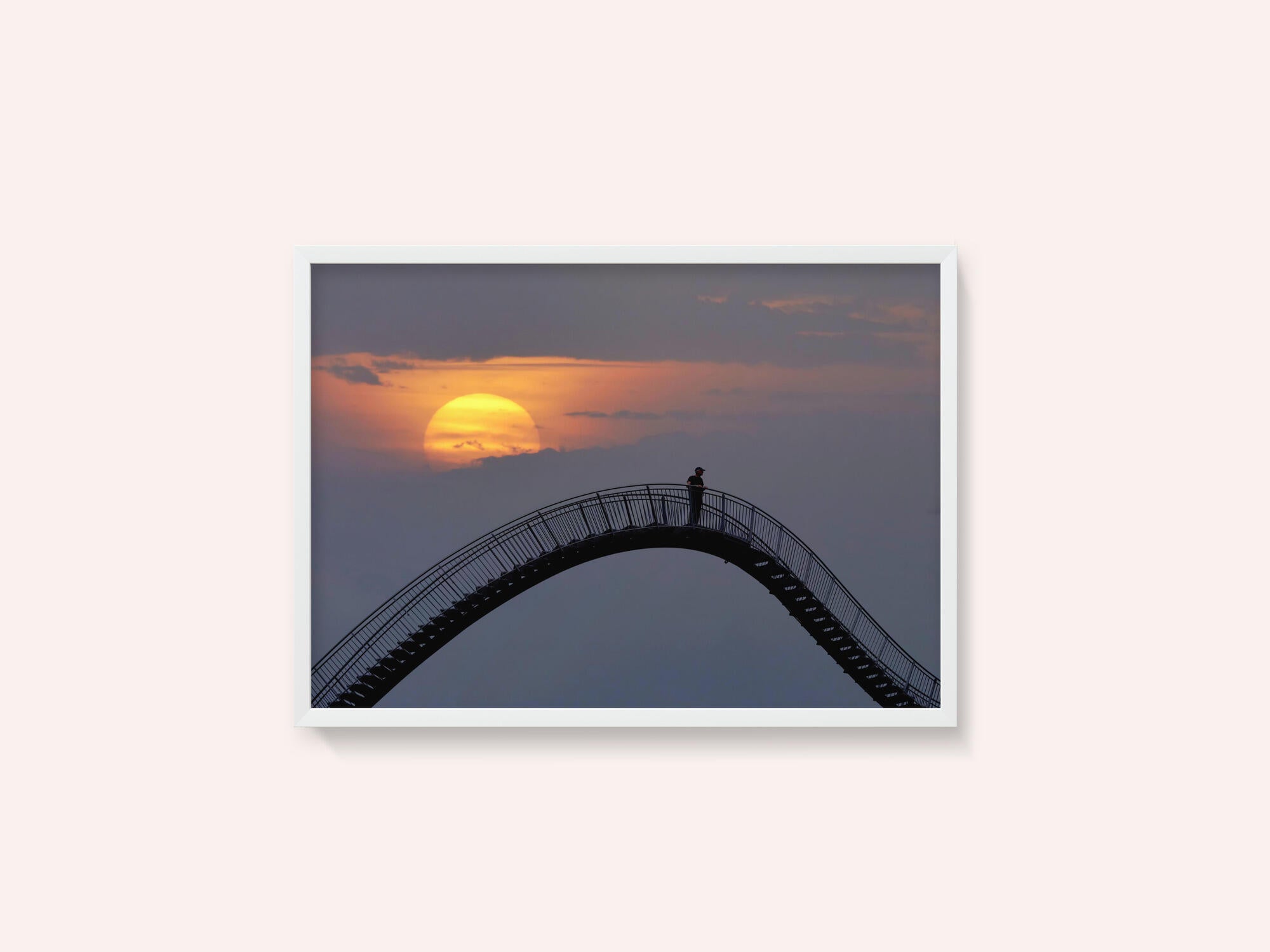 Twilight Bridge Silhouette