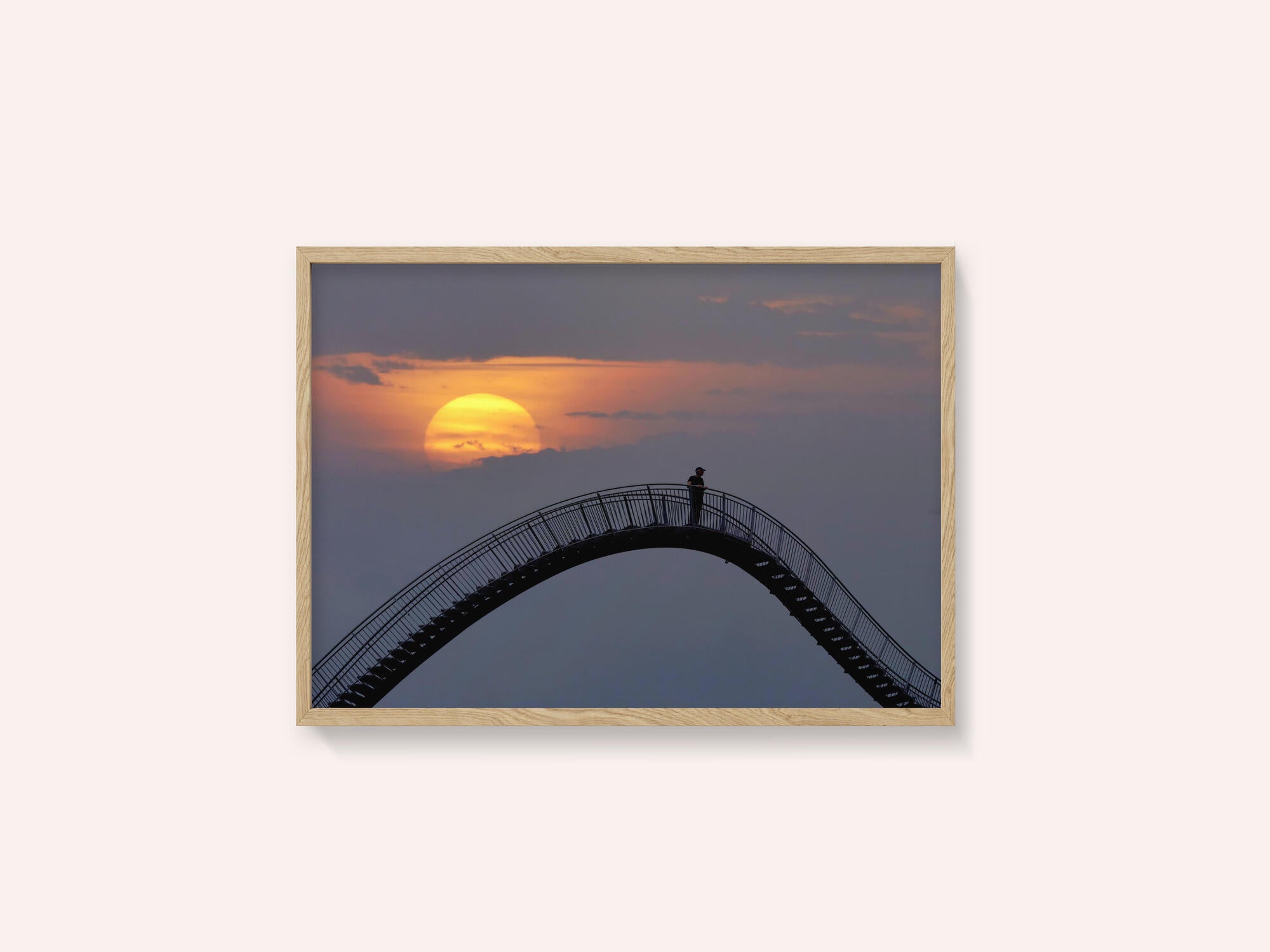 Twilight Bridge Silhouette