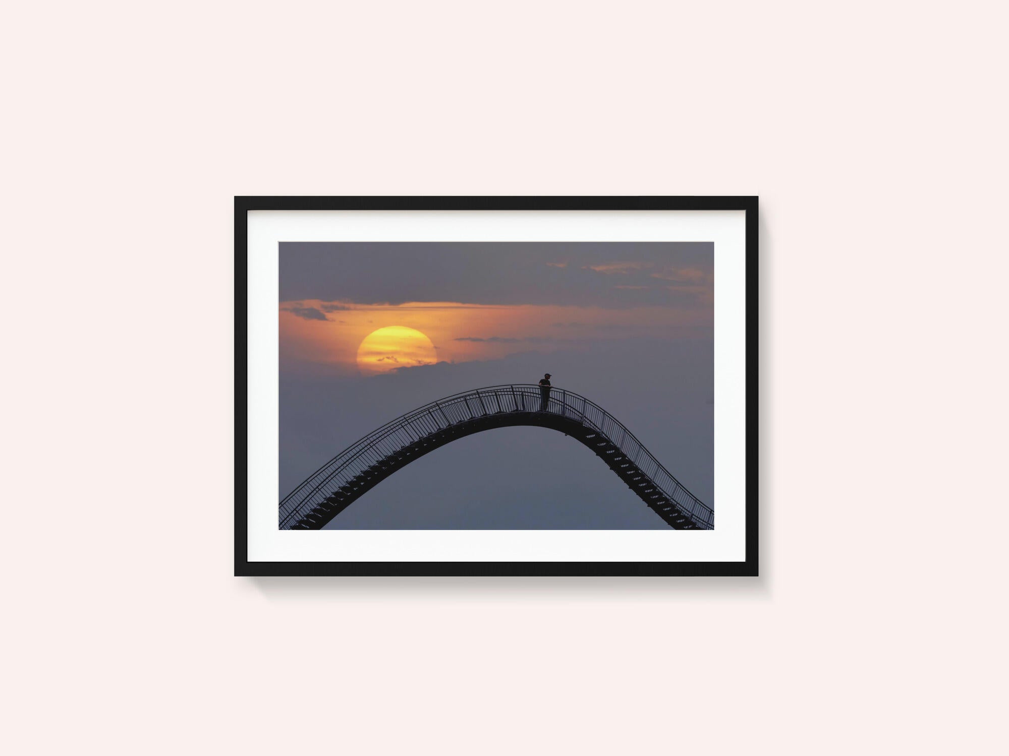 Twilight Bridge Silhouette