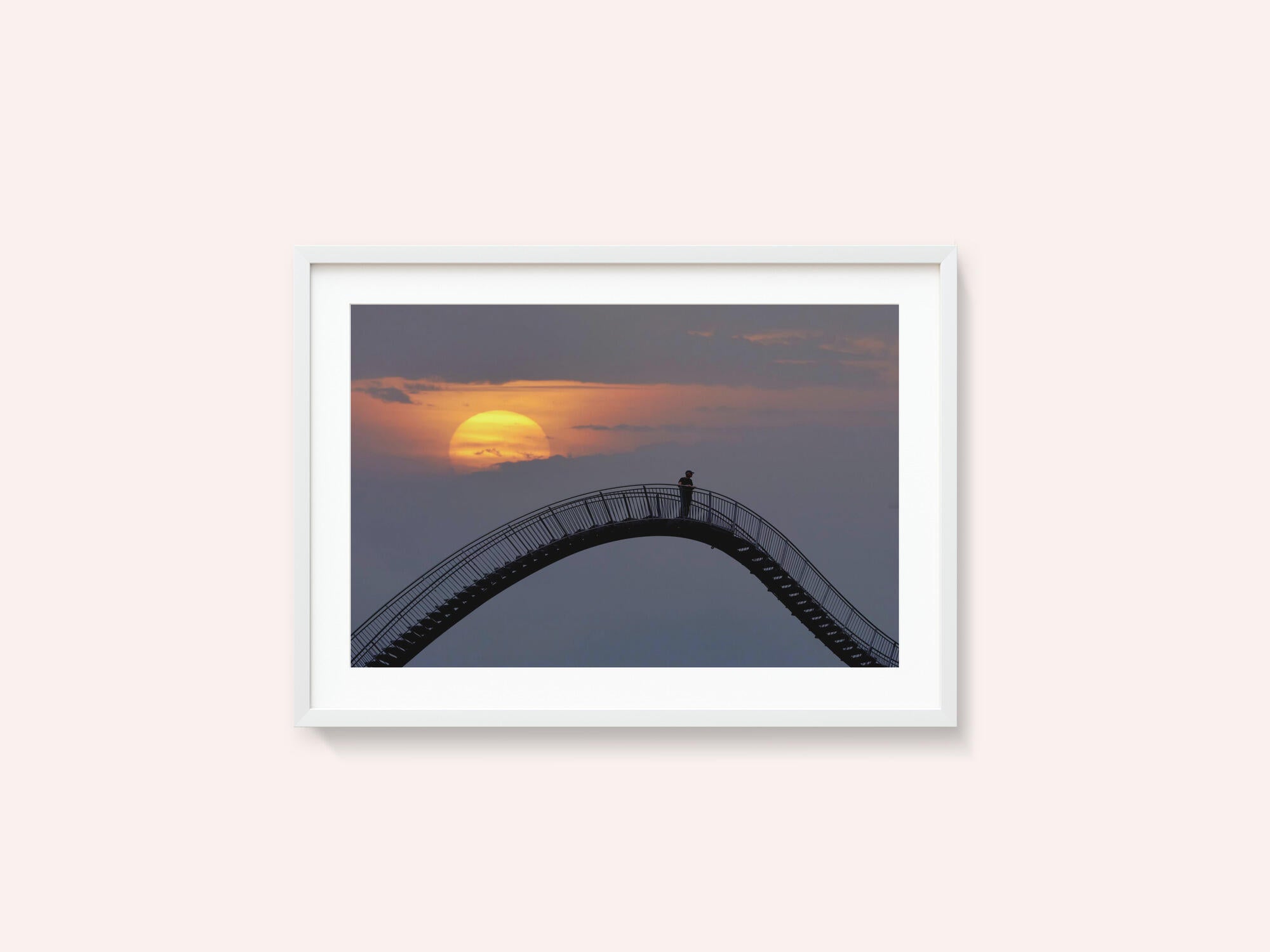 Twilight Bridge Silhouette