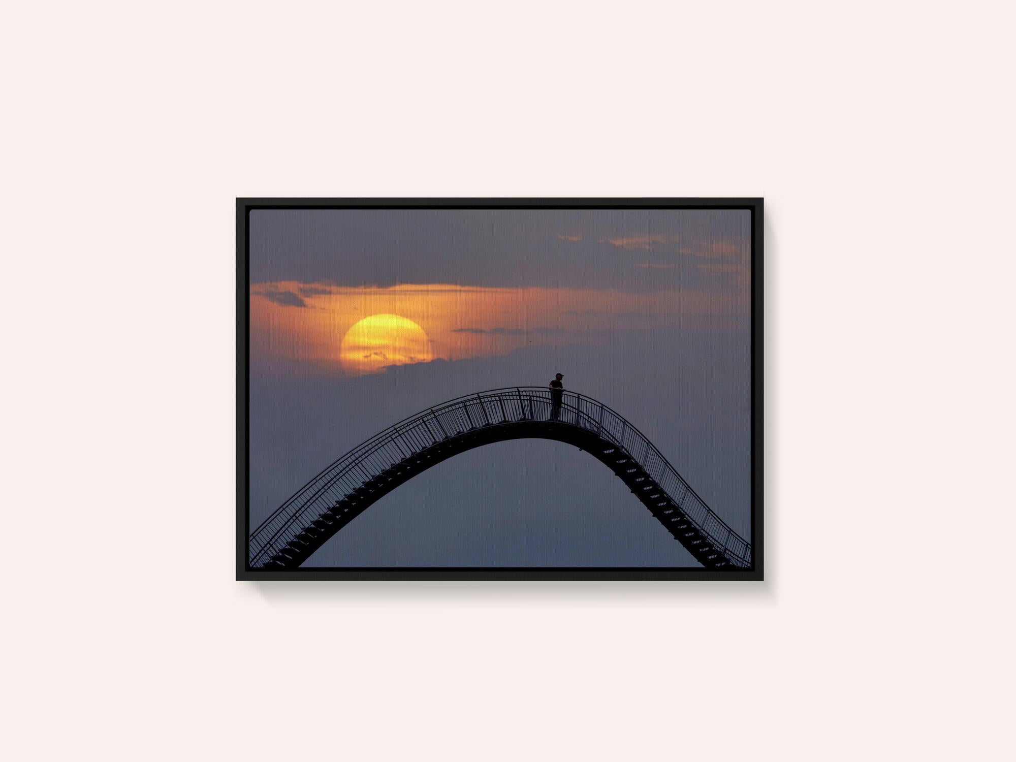Twilight Bridge Silhouette