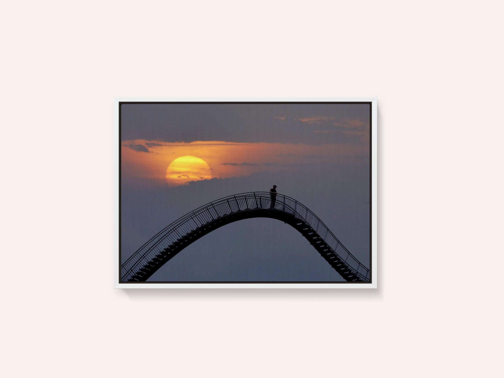 Twilight Bridge Silhouette