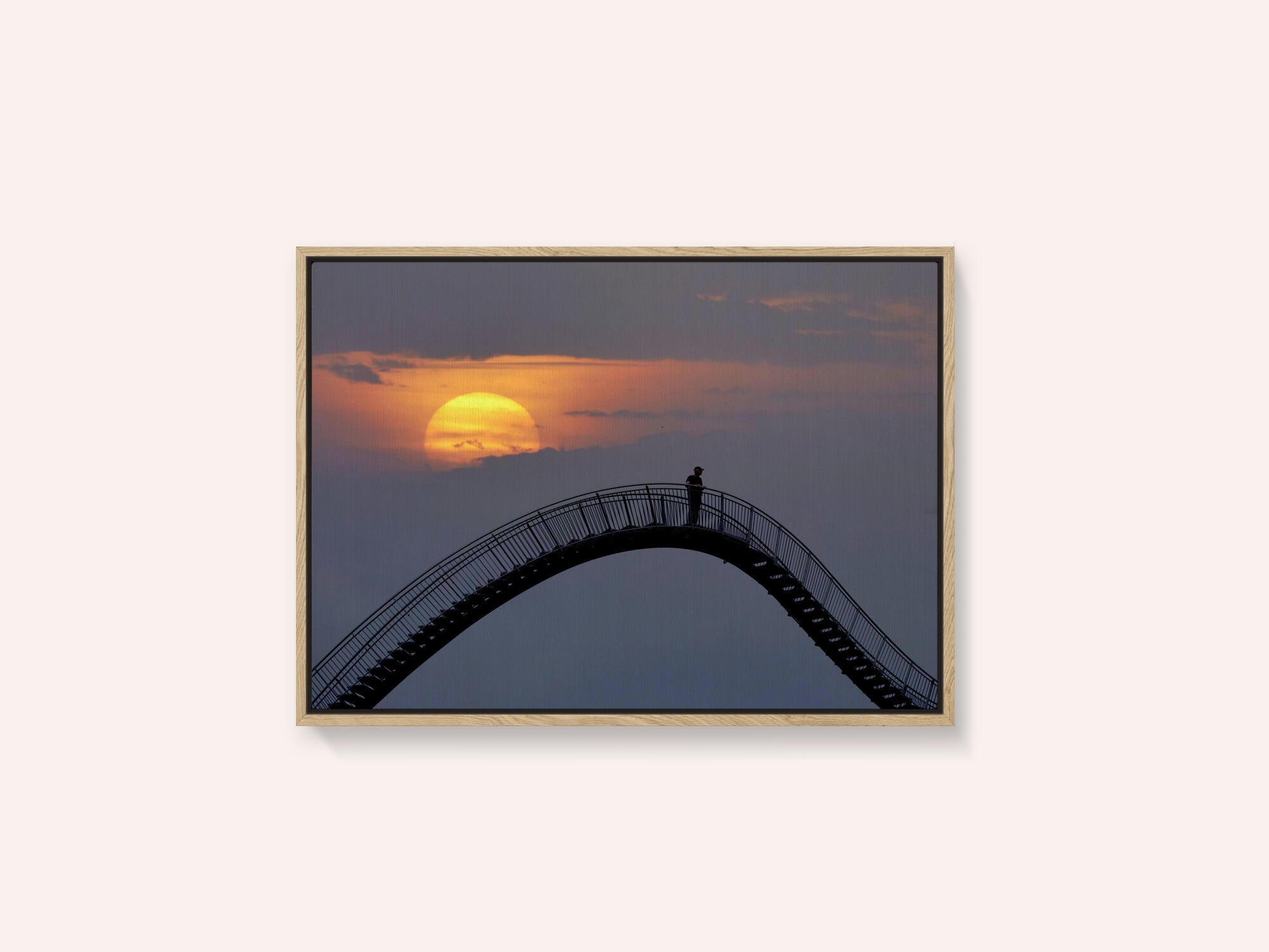 Twilight Bridge Silhouette