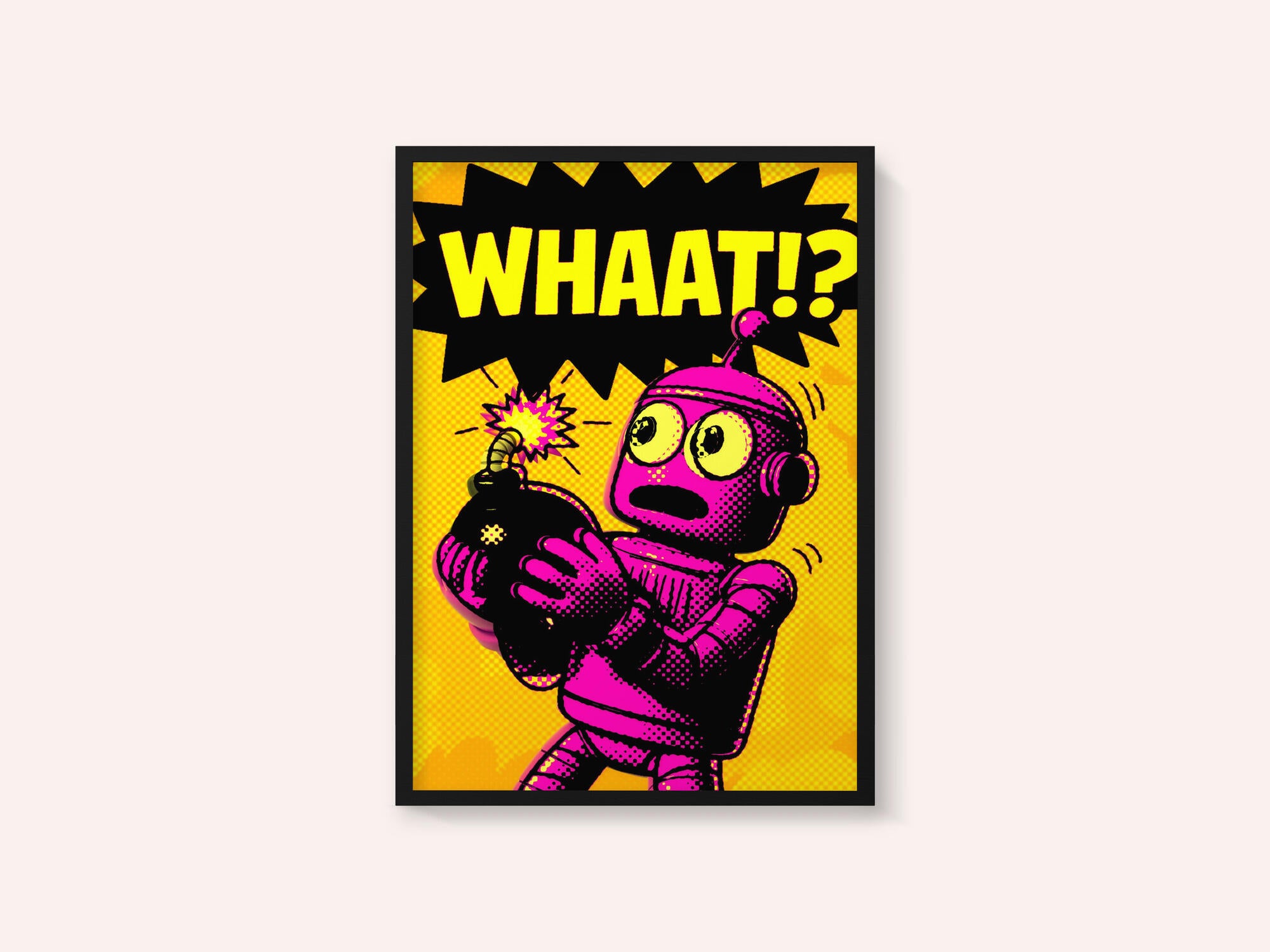 Pink Robot Bomb Scare