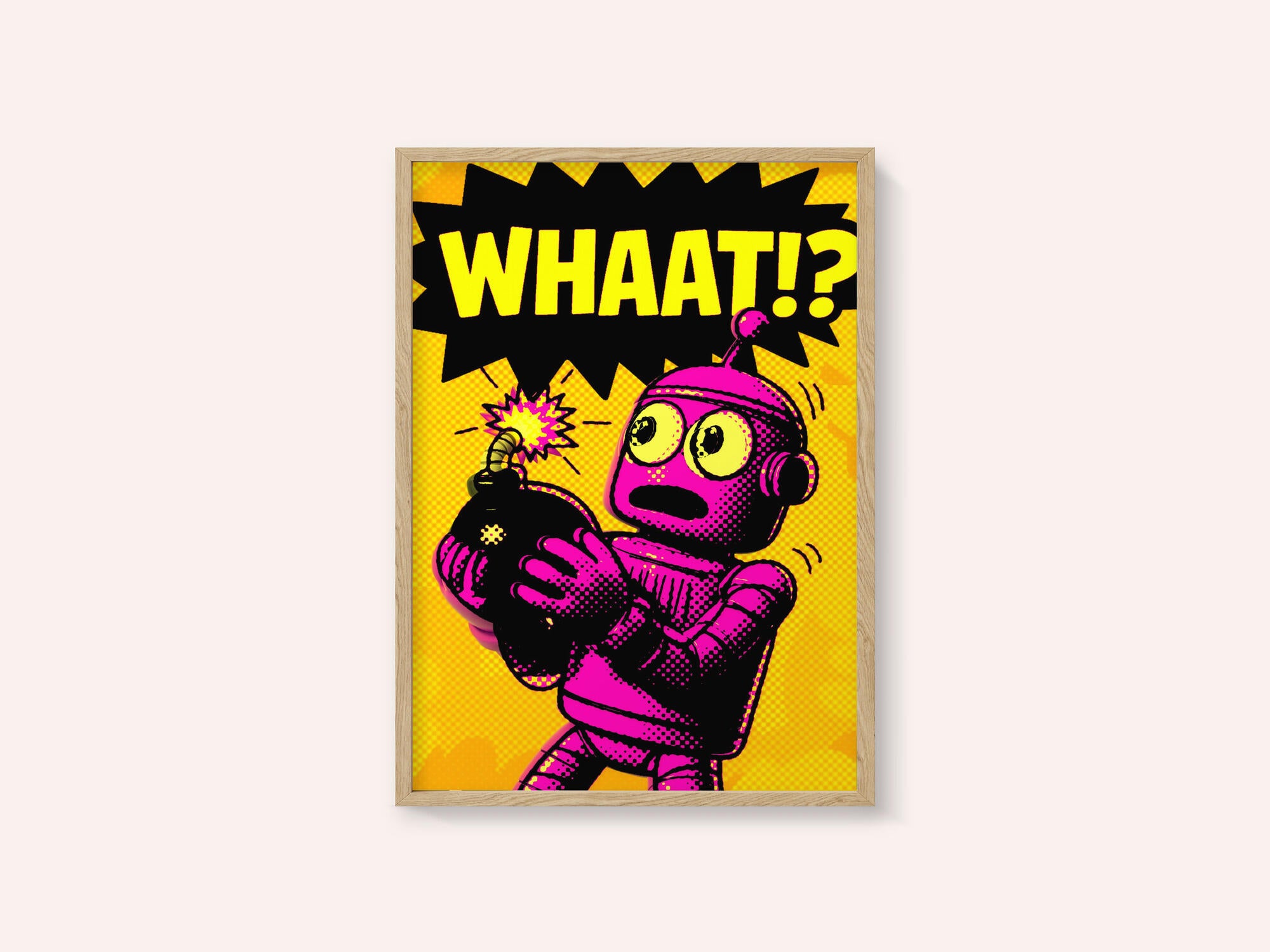 Pink Robot Bomb Scare