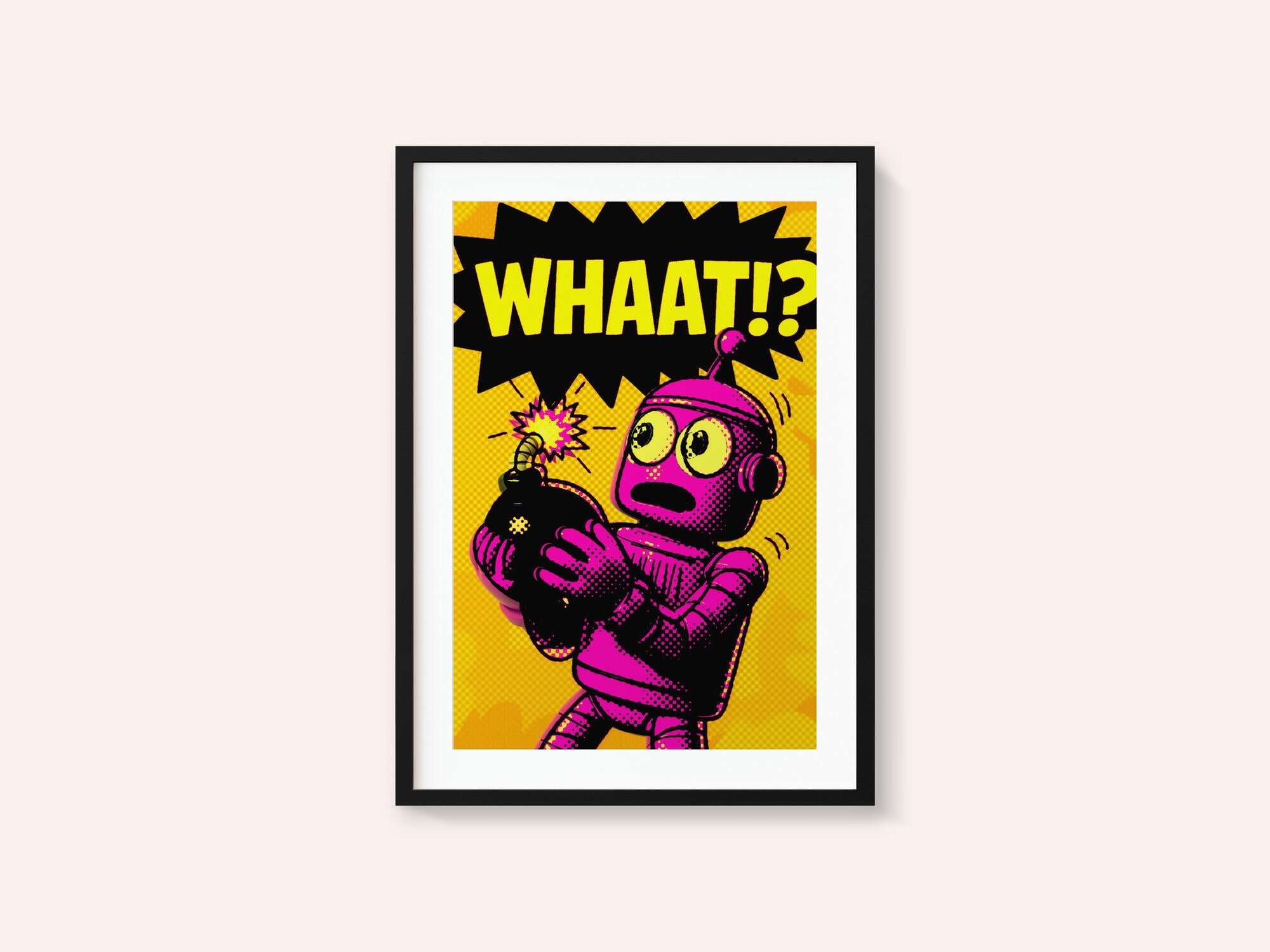Pink Robot Bomb Scare