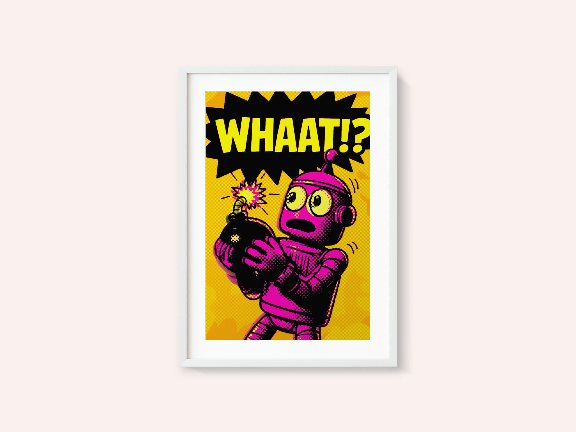 Pink Robot Bomb Scare