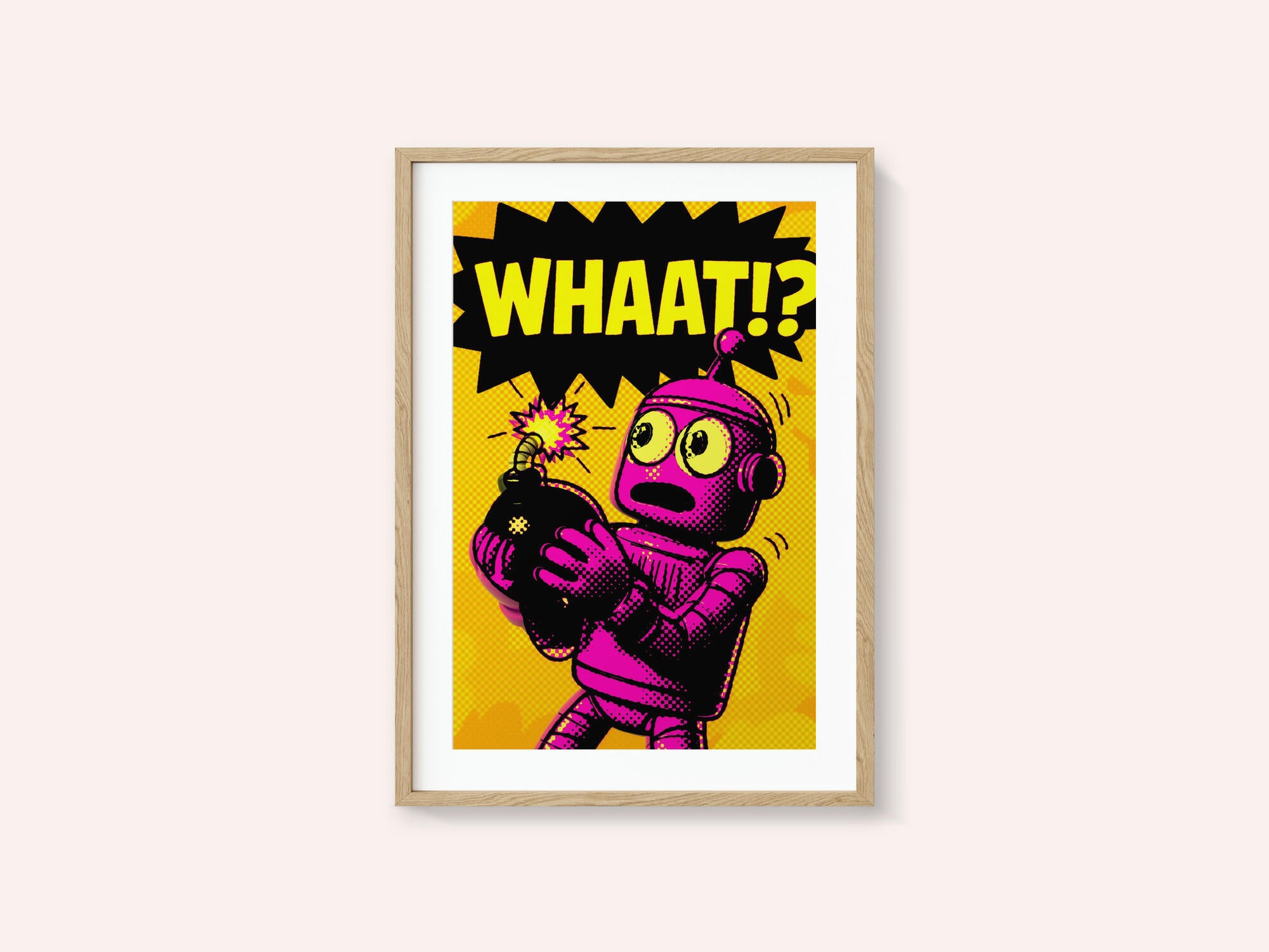 Pink Robot Bomb Scare