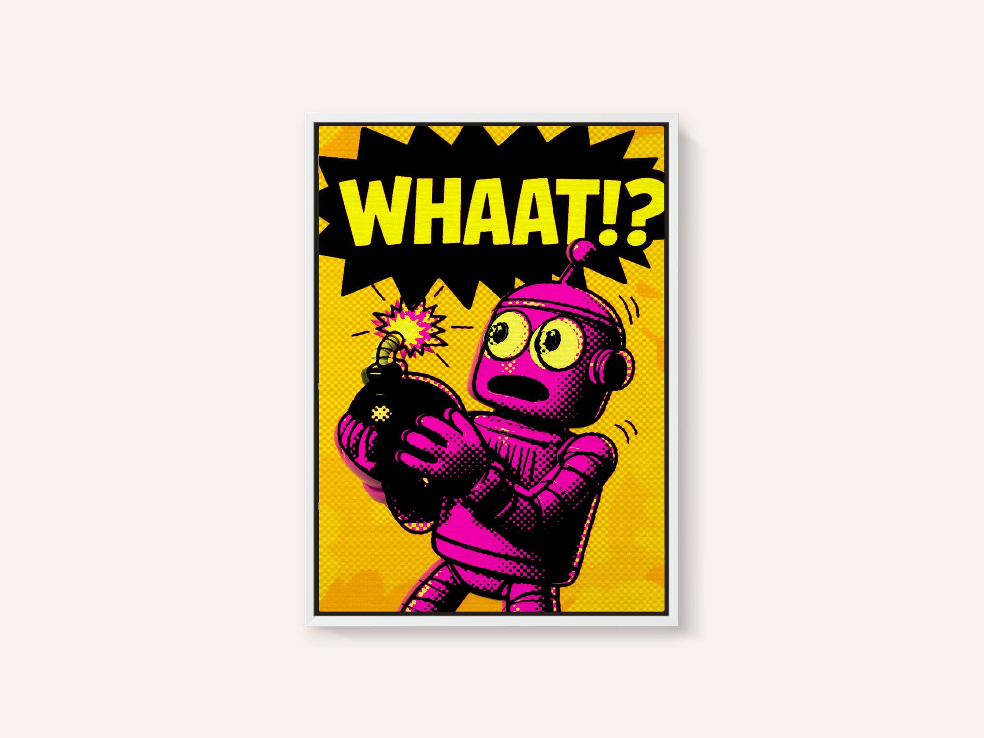 Pink Robot Bomb Scare