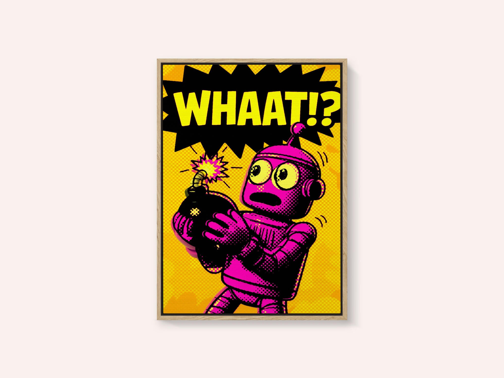 Pink Robot Bomb Scare
