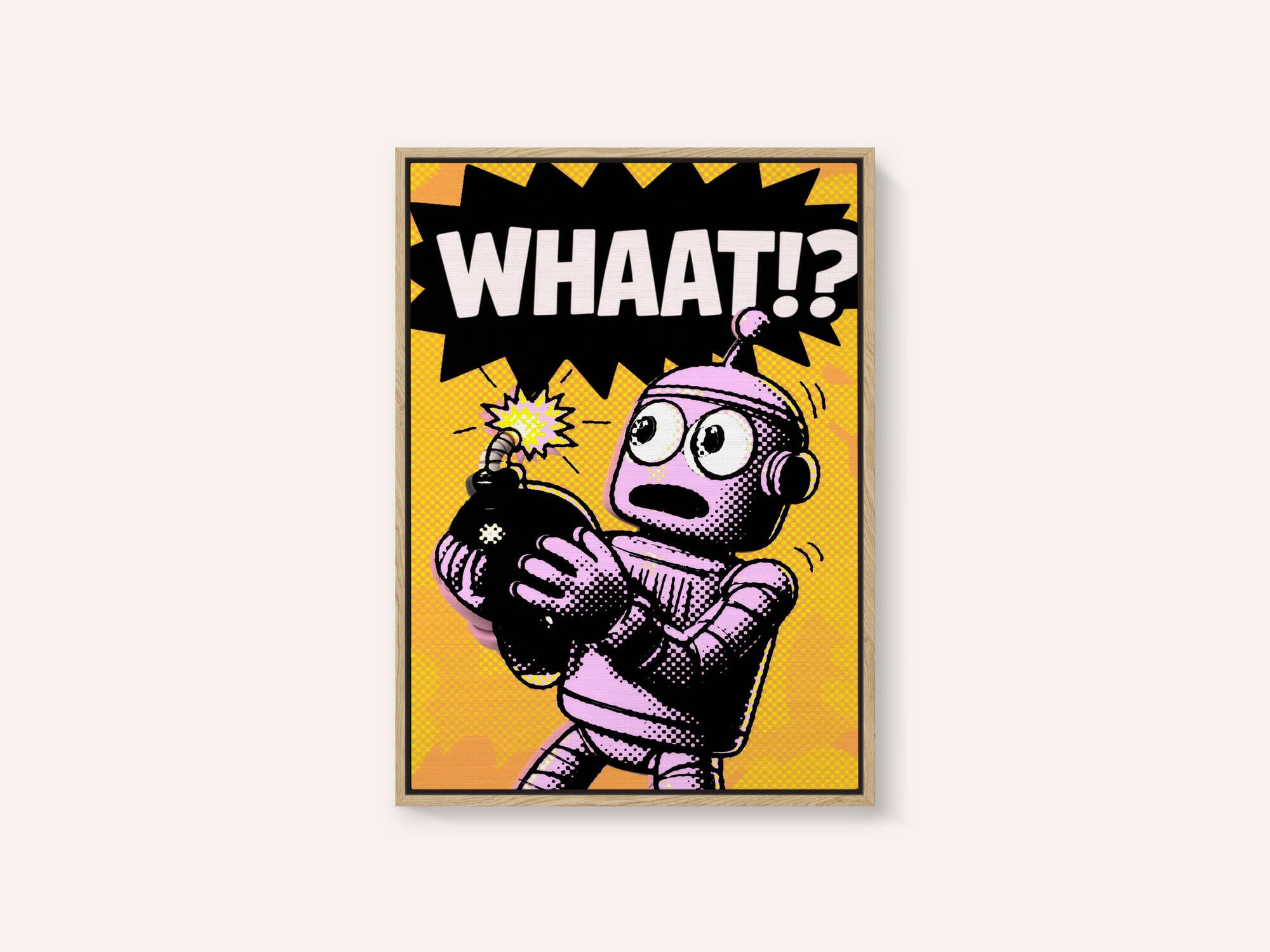 Comic Robot Surprise