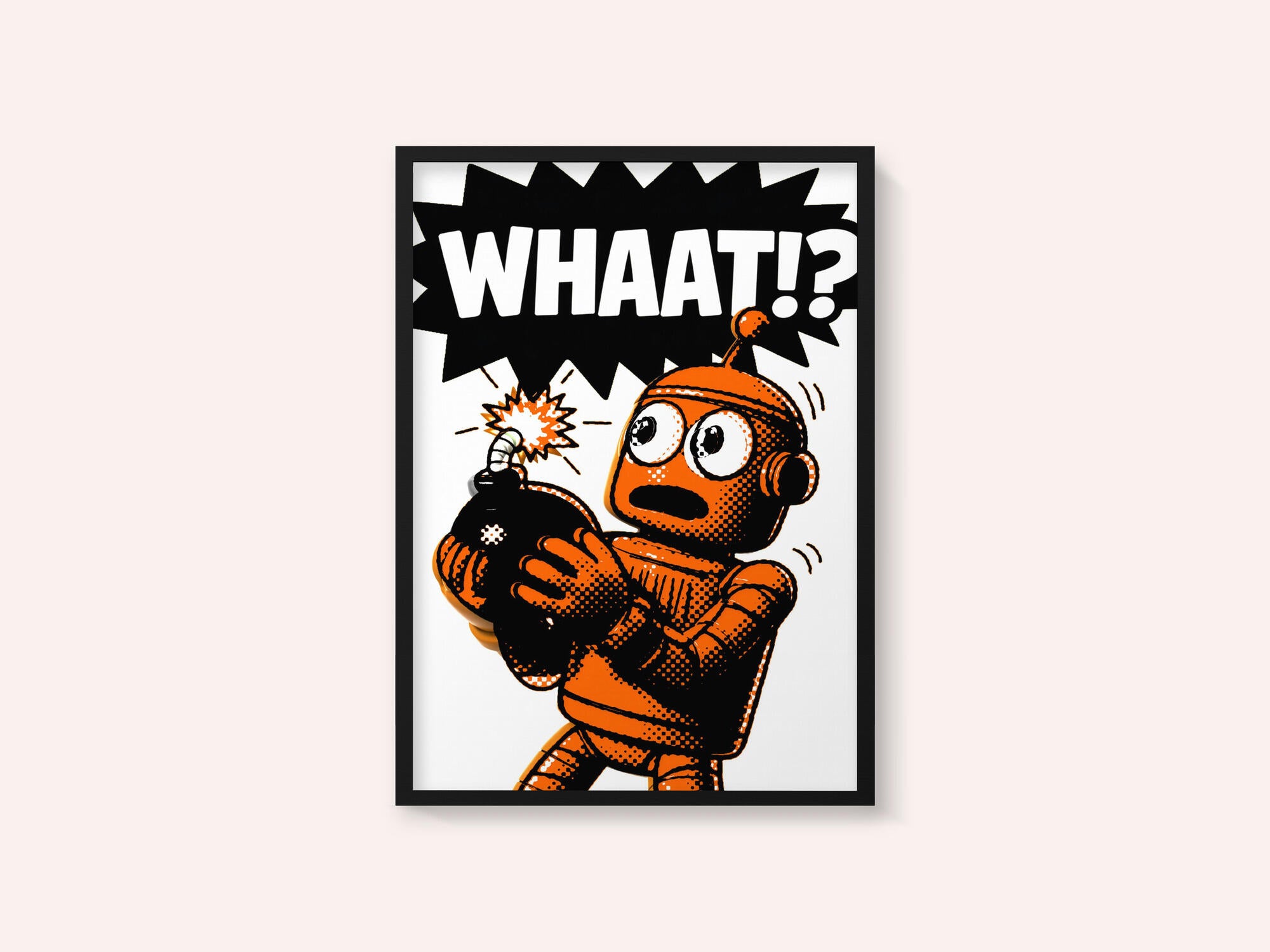 Orange Robot Bomb Shock
