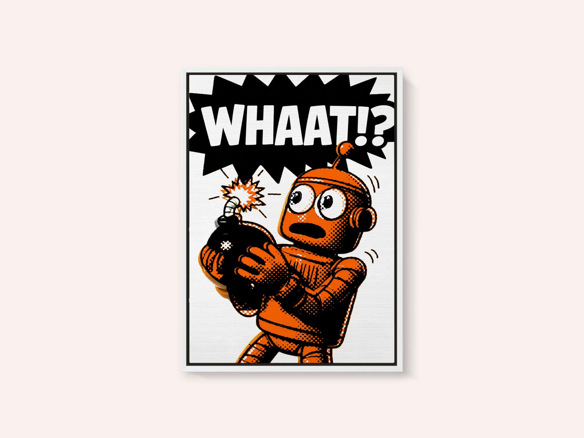 Orange Robot Bomb Shock